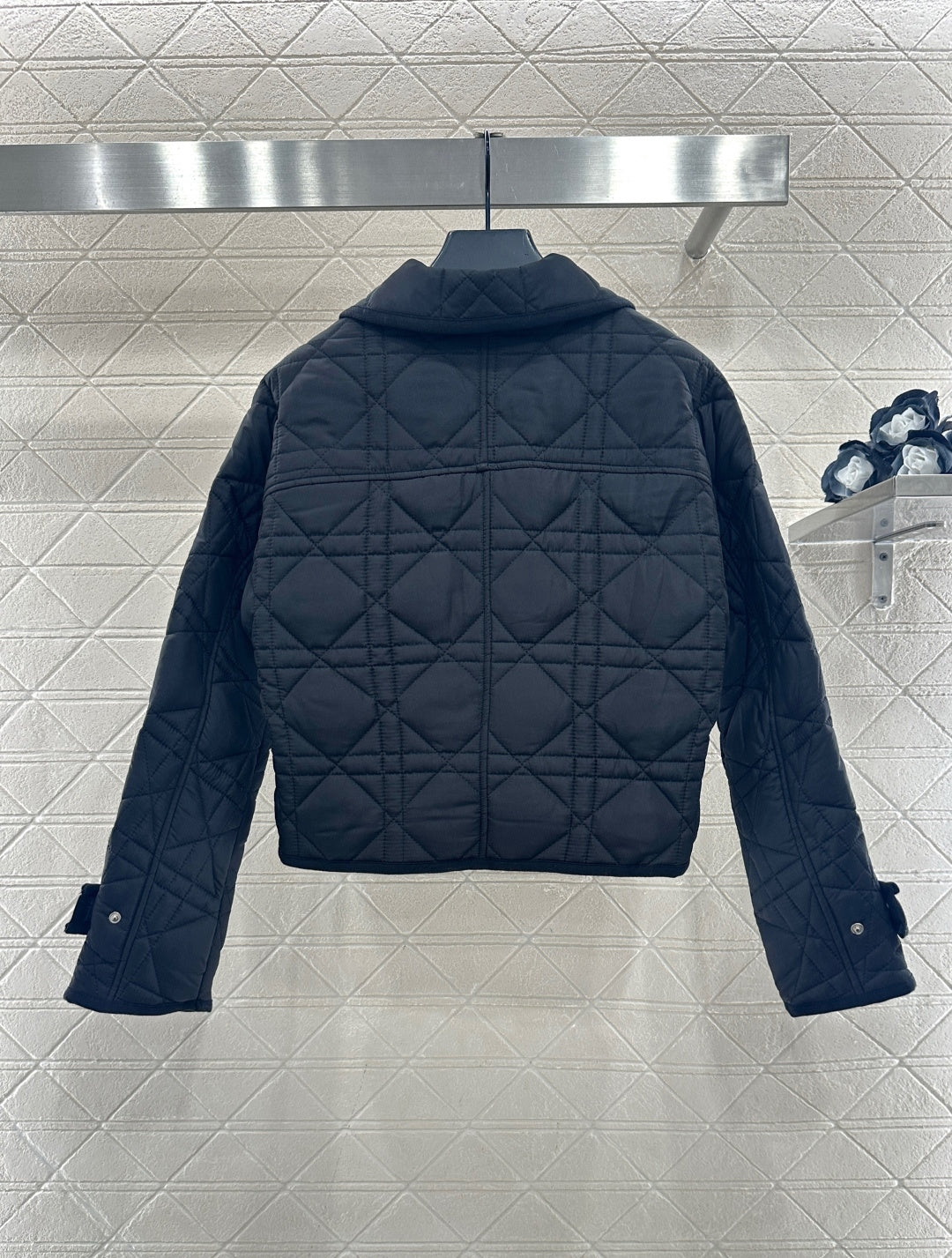 Cannage Pattern Cotton Jacket