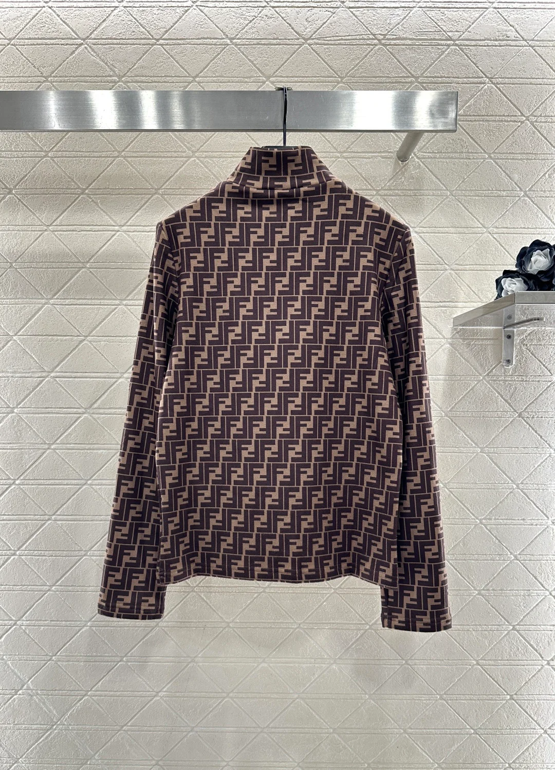 Fleece-lined base layer top