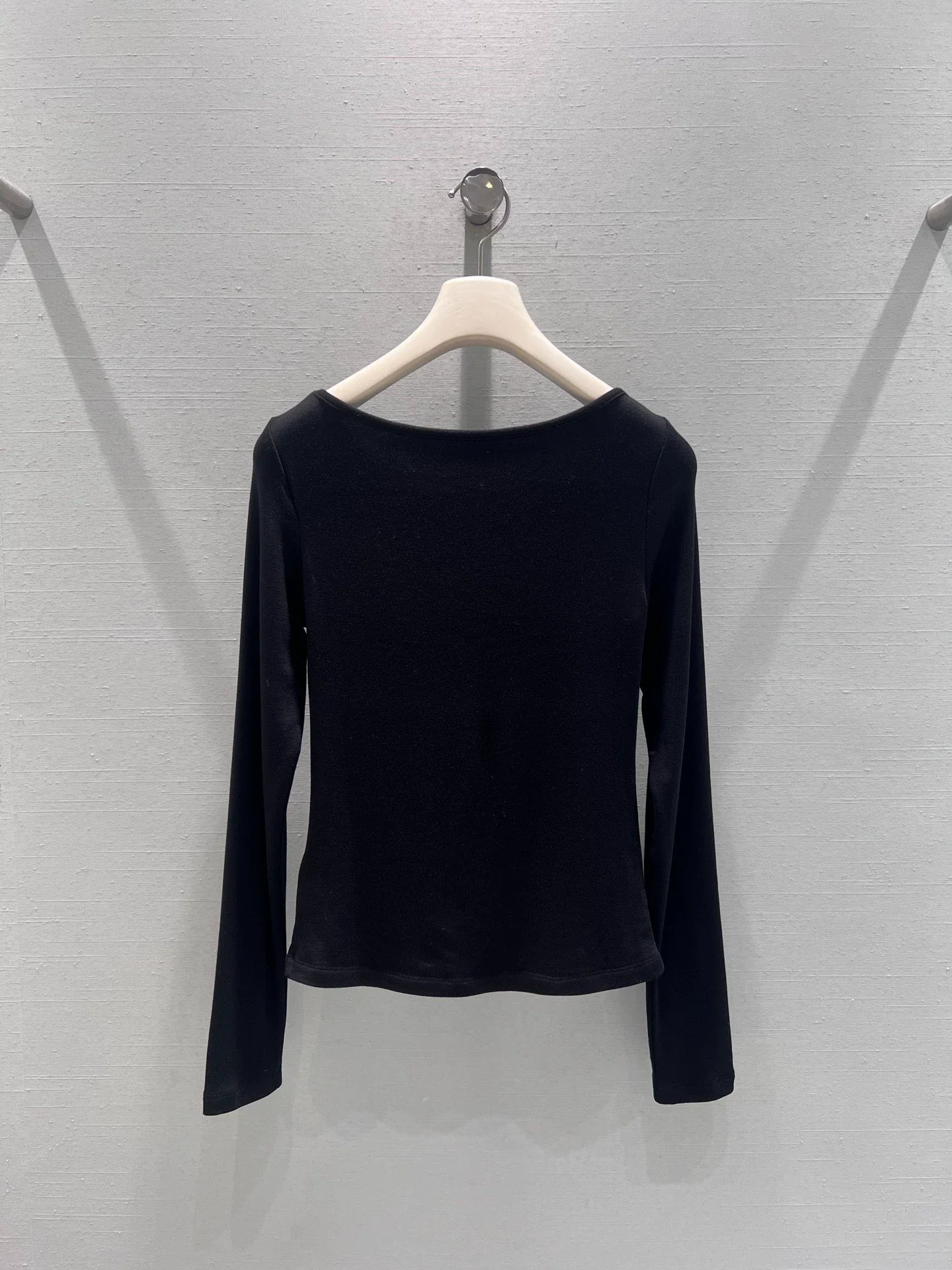 Rhinestone Long-Sleeve Top