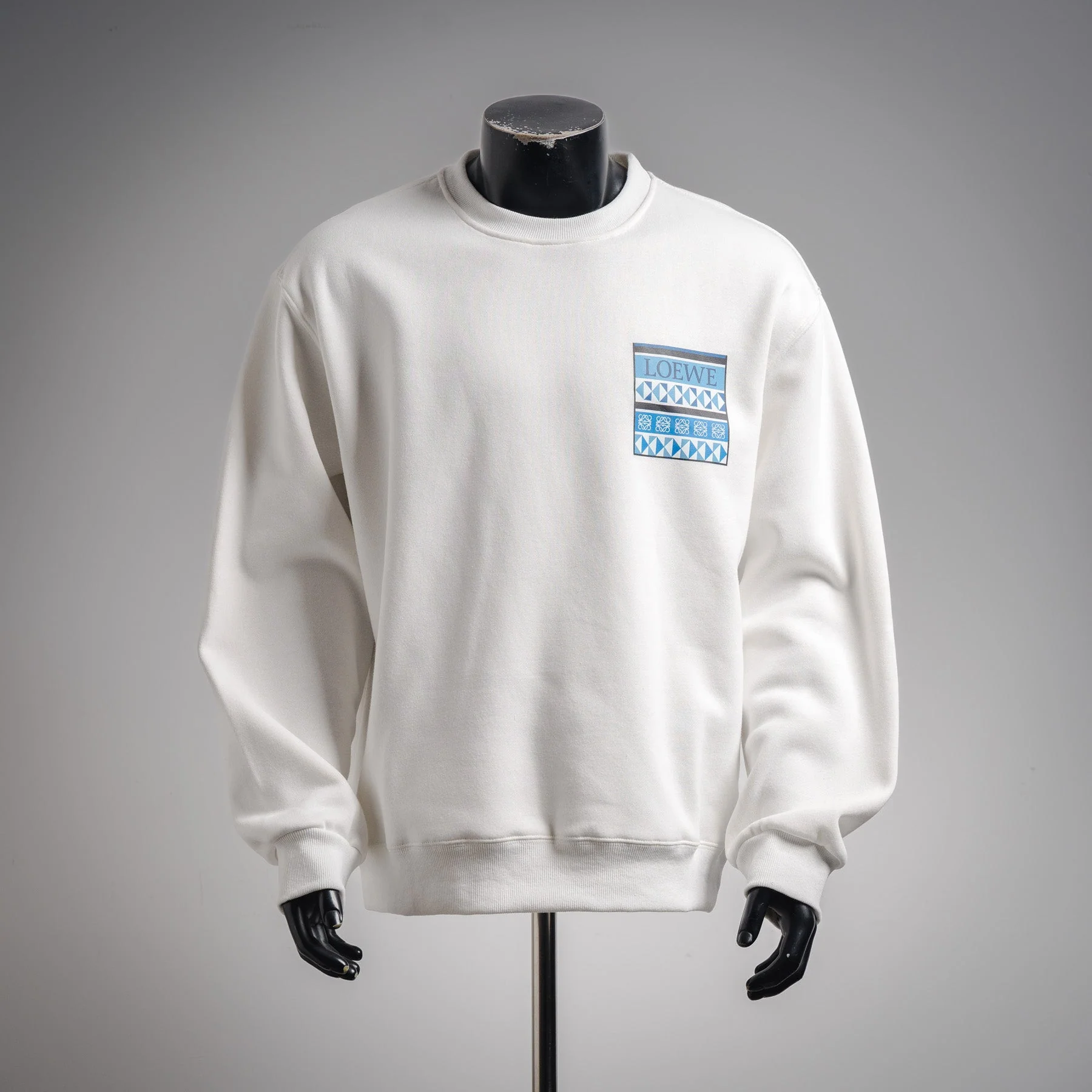 Loe 25fw printed sweatshirt