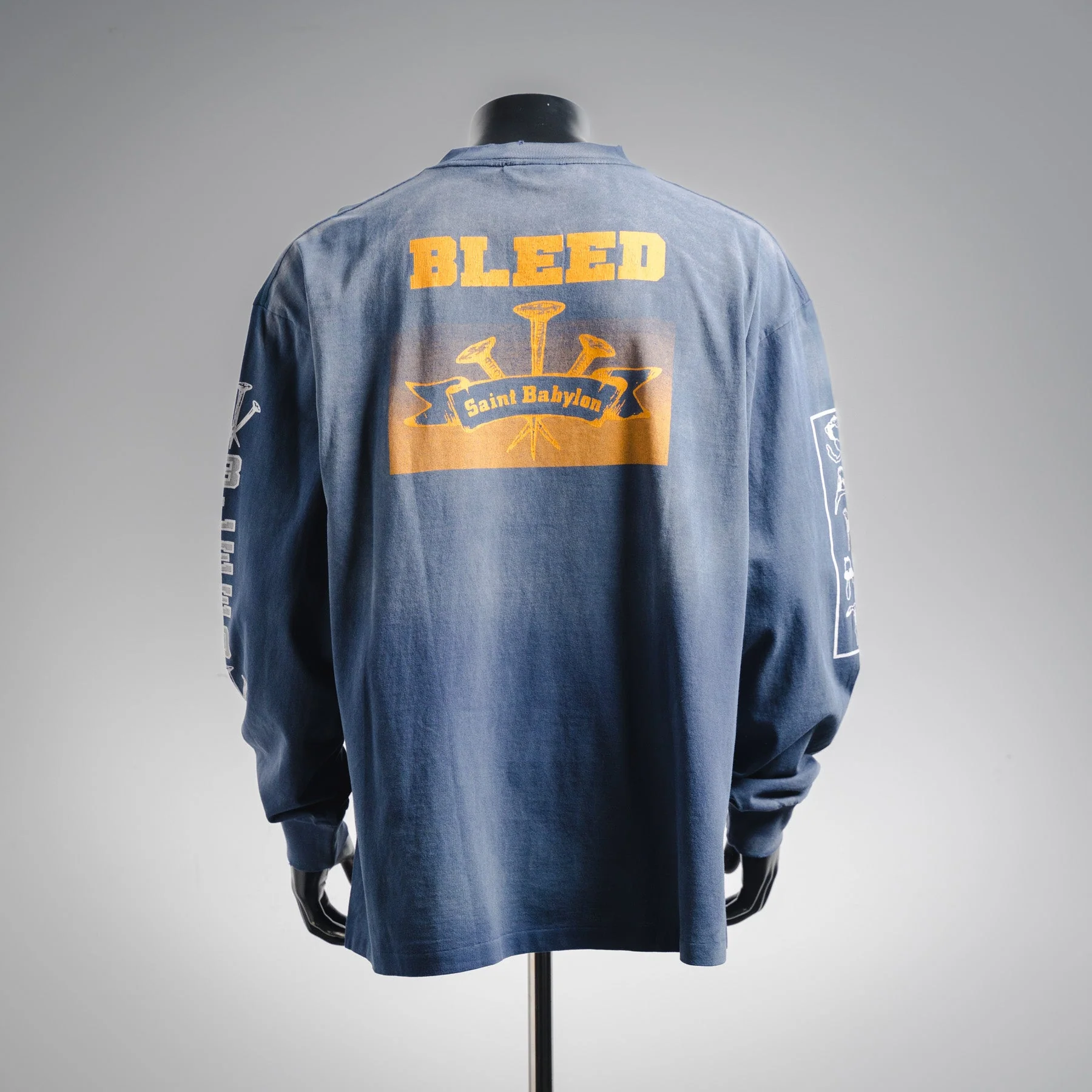 Saint 25fw printed sweatshirt