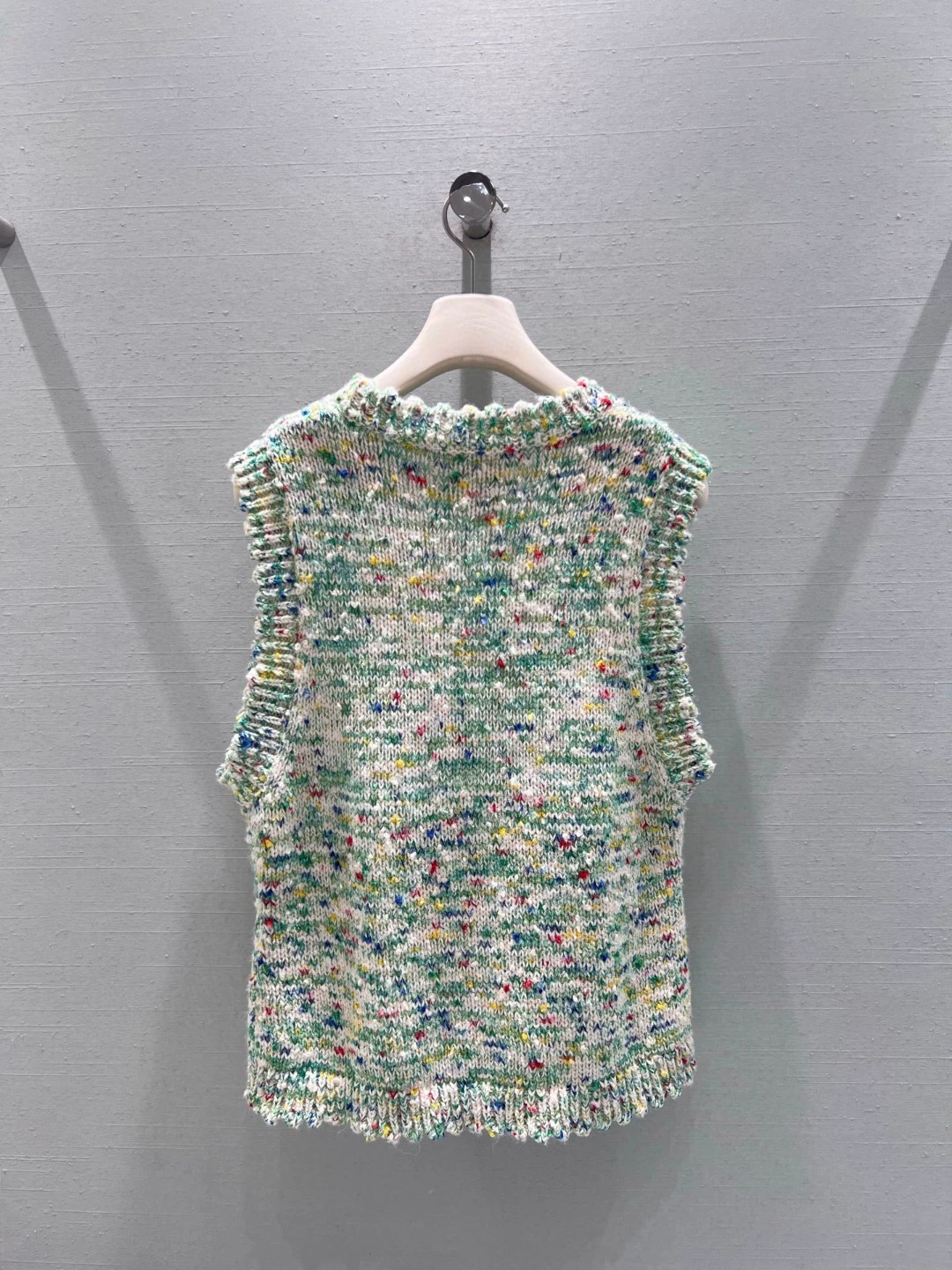 25fw Colorful knitted vest