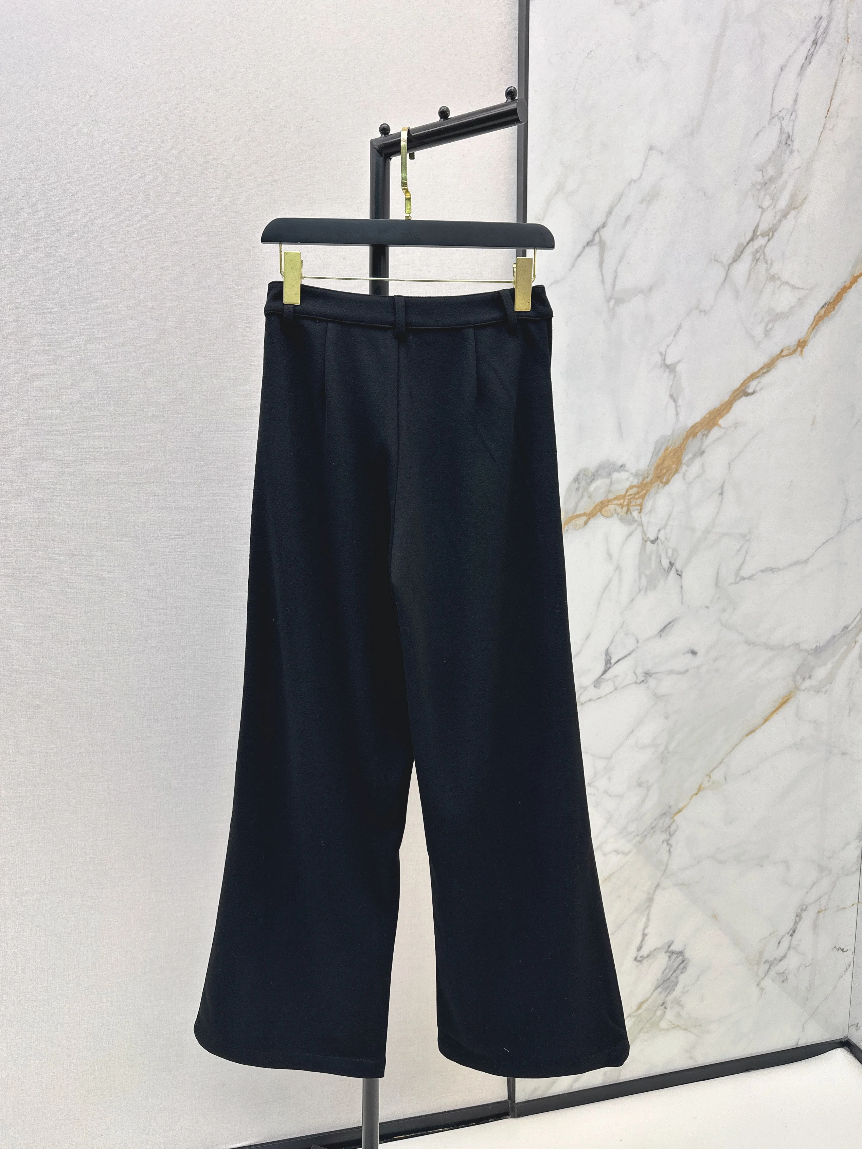 Double V-Leg Straight Leg Pants