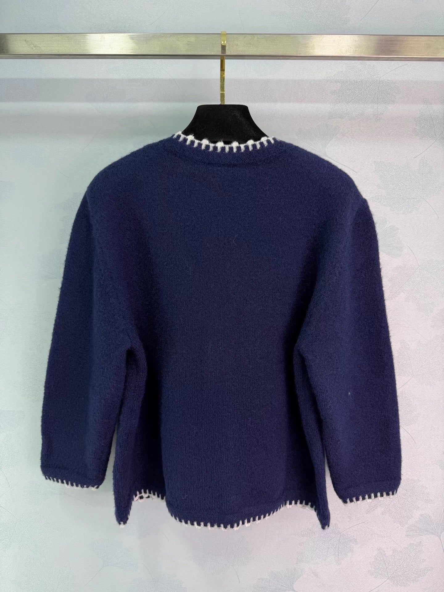 Knitted V-neck Cardigan