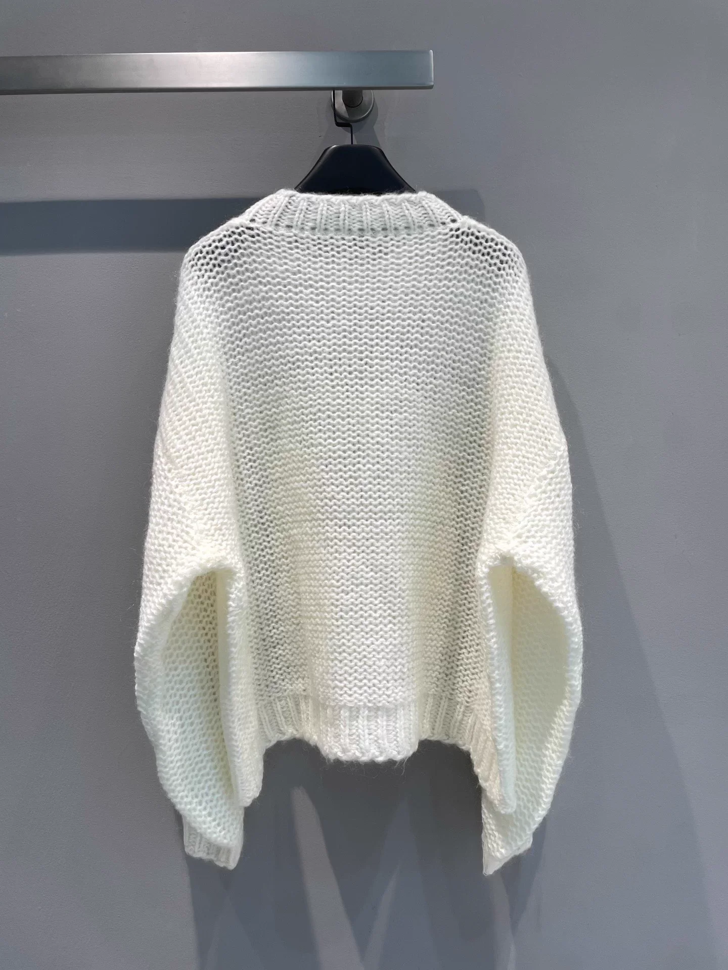 Mohair Long-Sleeve Sweater