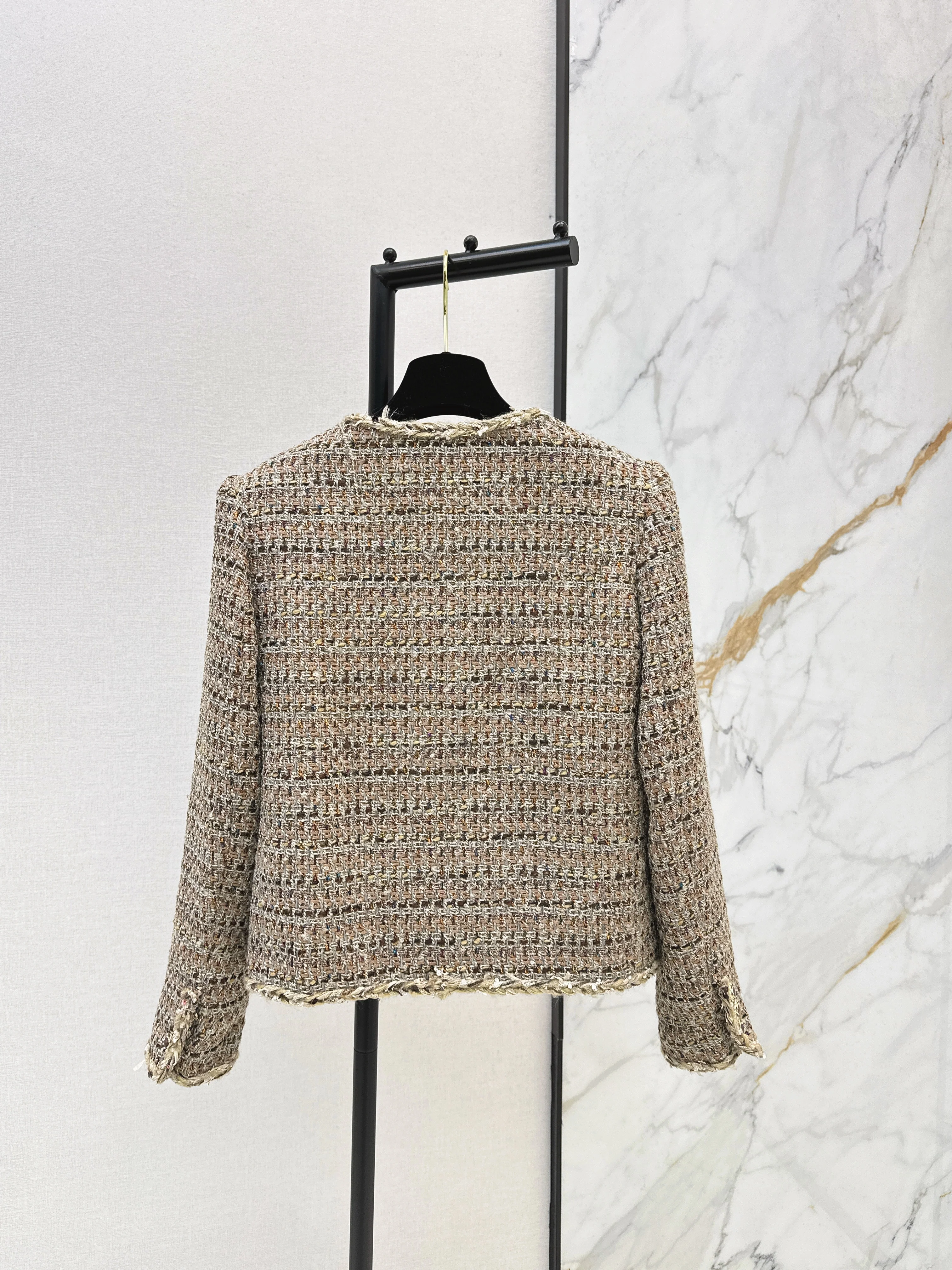 Short Woven Cardigan