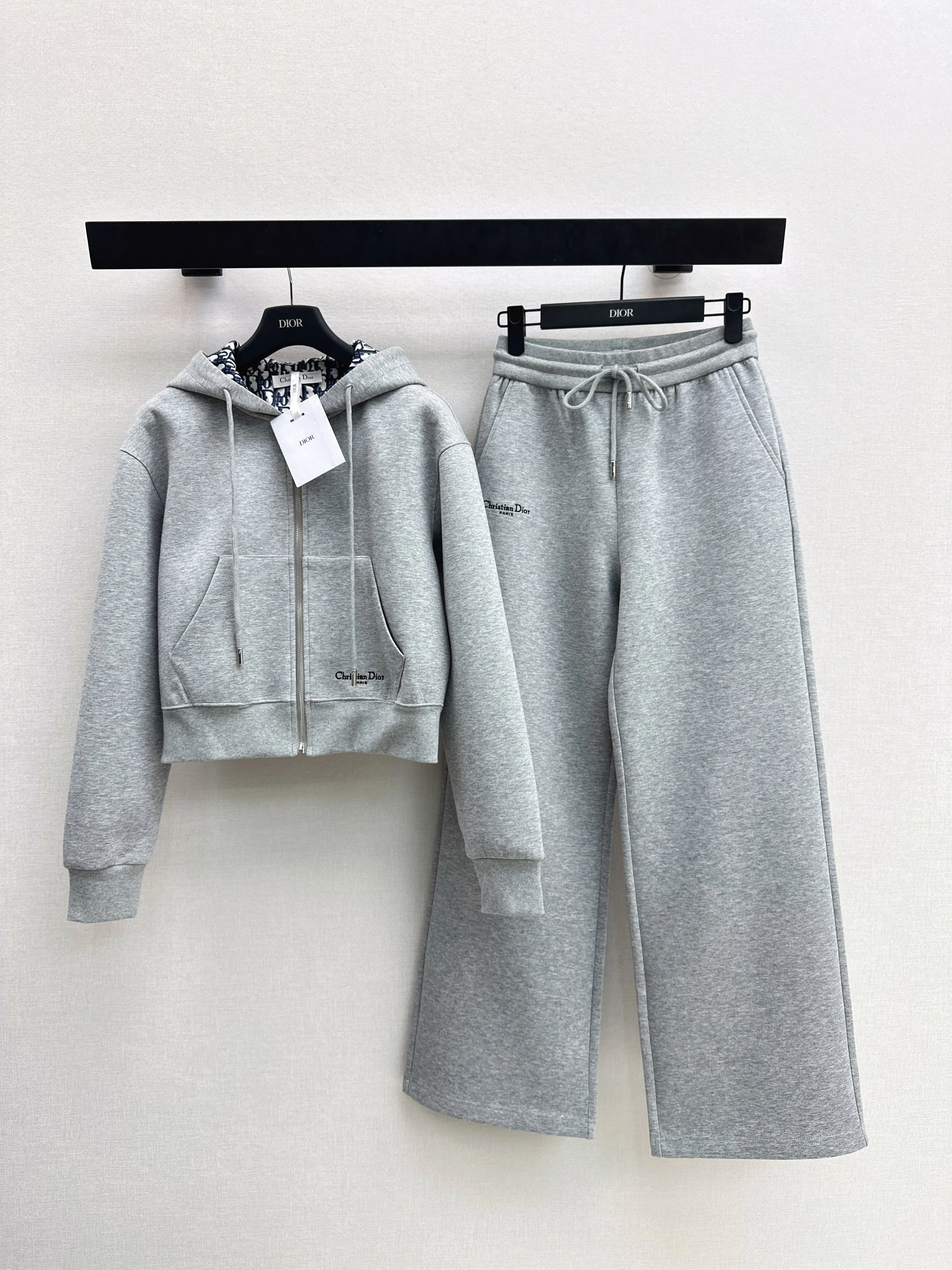 Monogram-patterned casual set