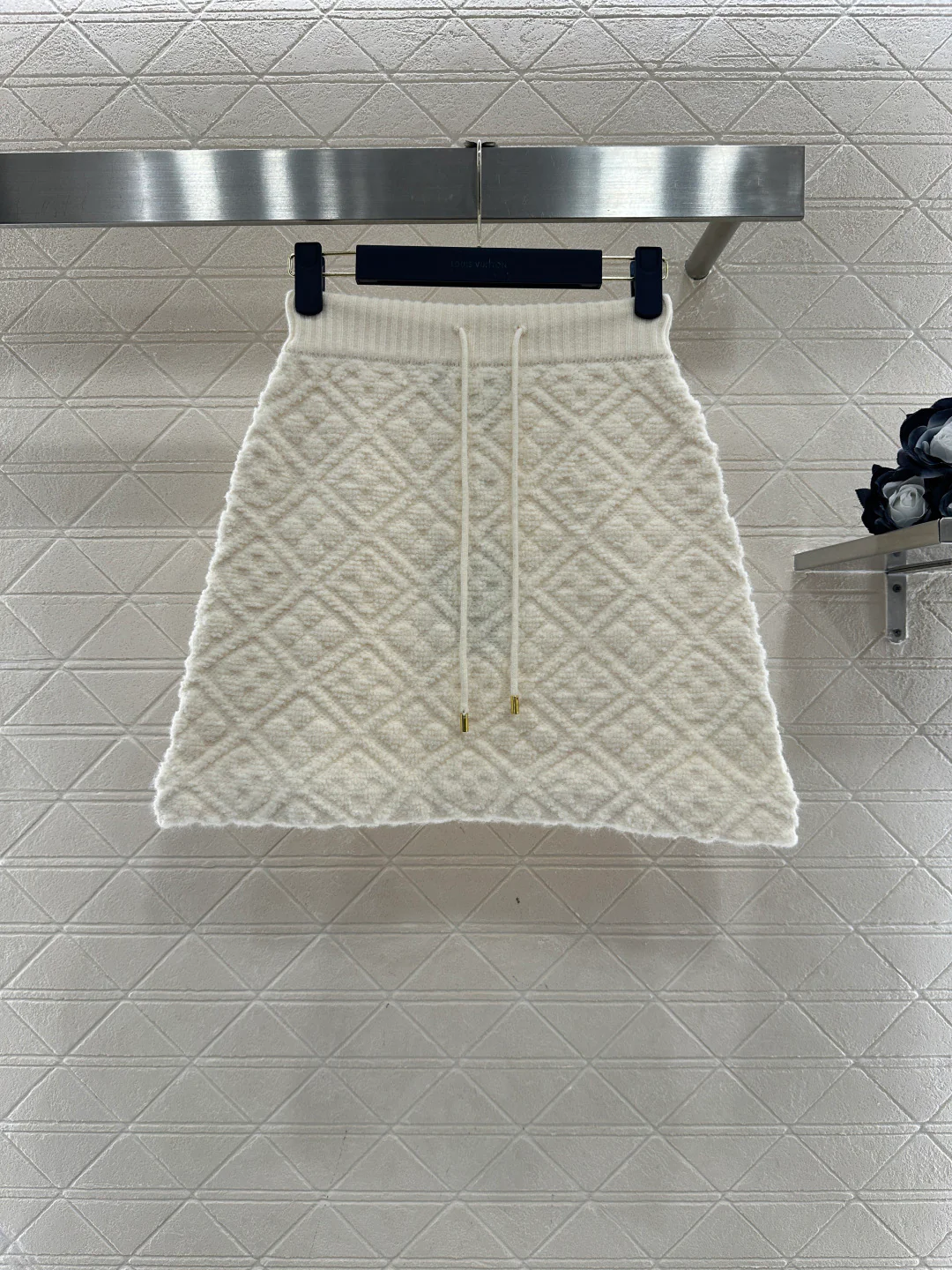 Jacquard Knit Cardigan/Skirt