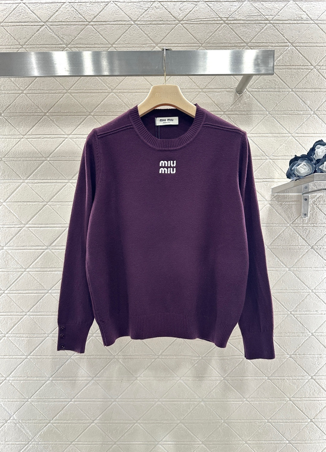 Crew Neck Knit Pullover Sweater