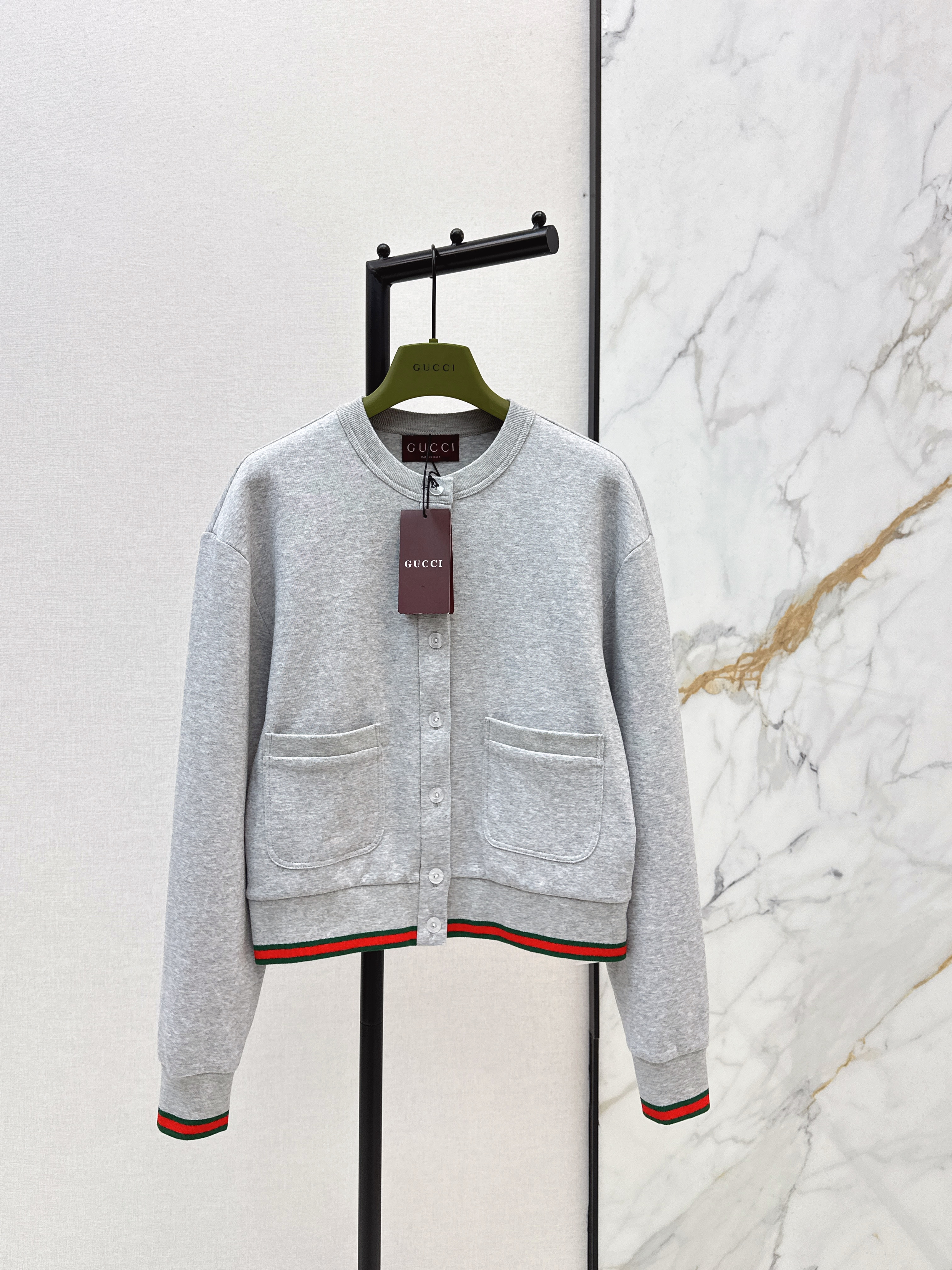 Ribbon Cardigan and Skirt Set