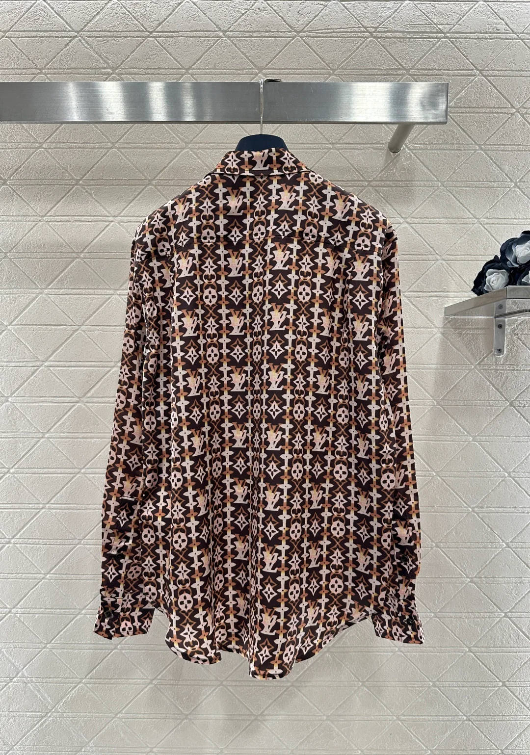 Active Print Silk Shirt