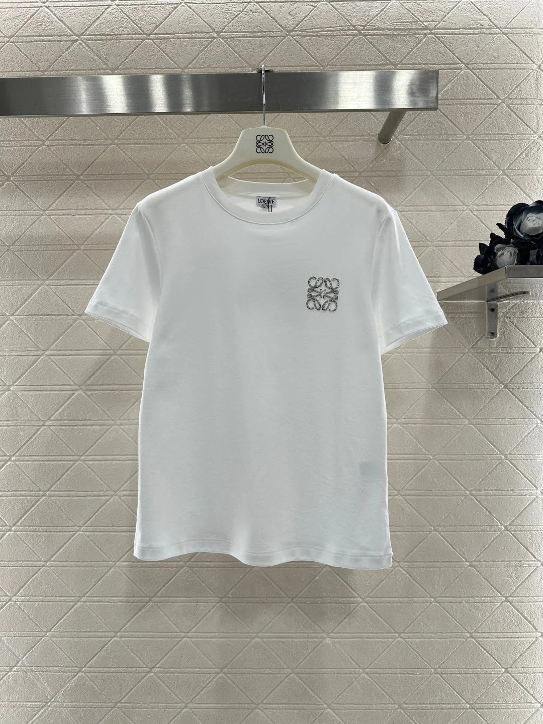 Beaded Short-Sleeve T-Shirt