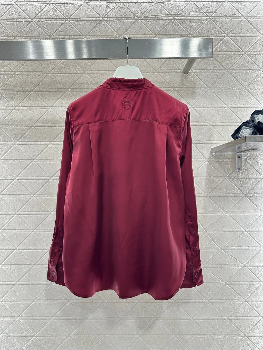 Satin Drawstring Shirt