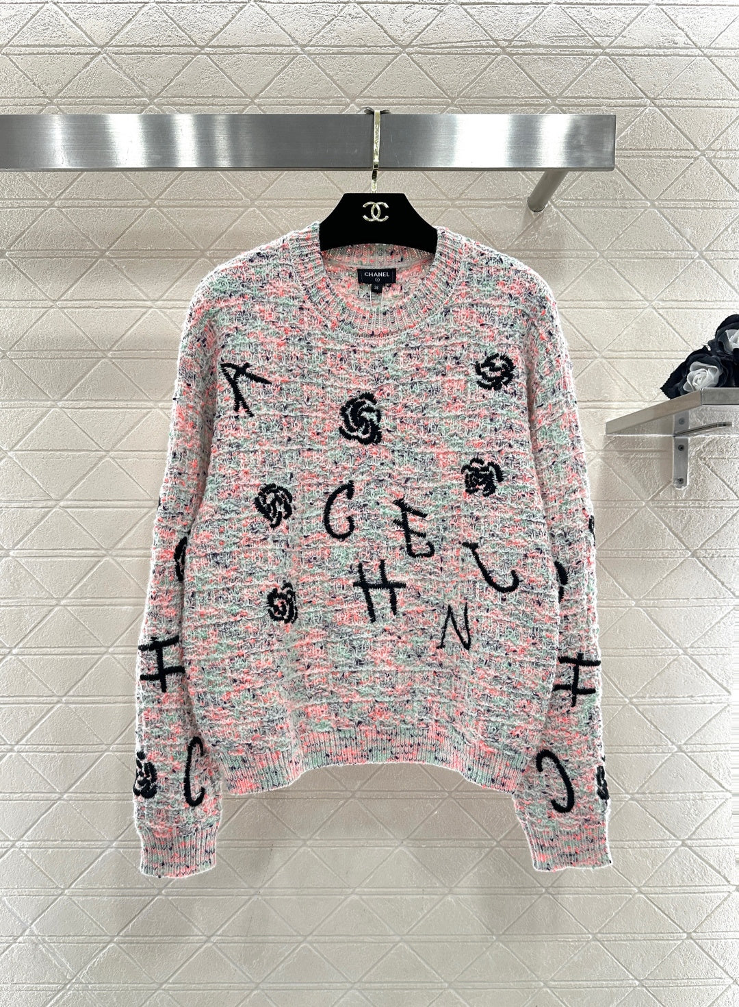 Embroidered Knit Sweater