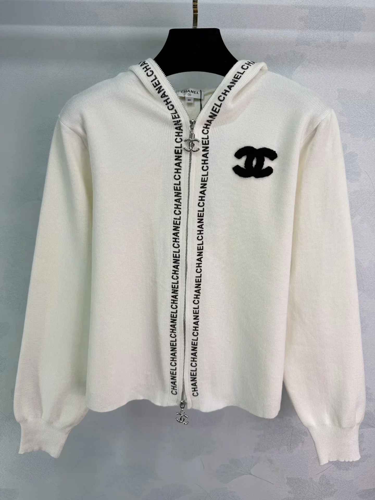 Knitted Hooded Cardigan