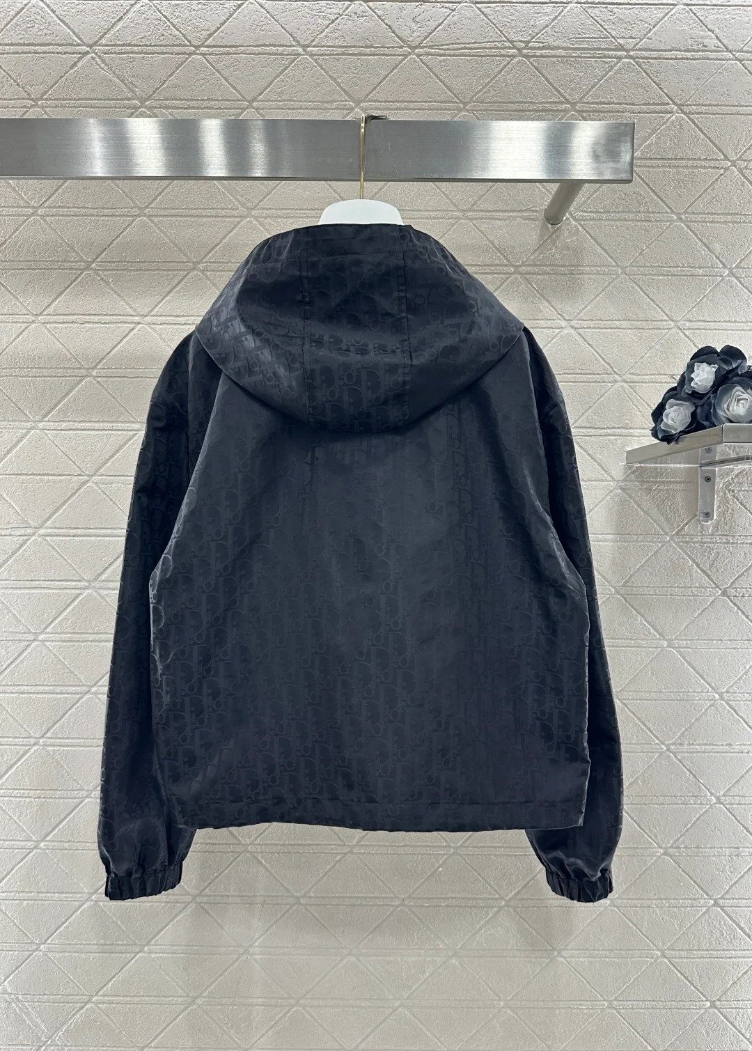 Jacquard Windbreaker Jacket