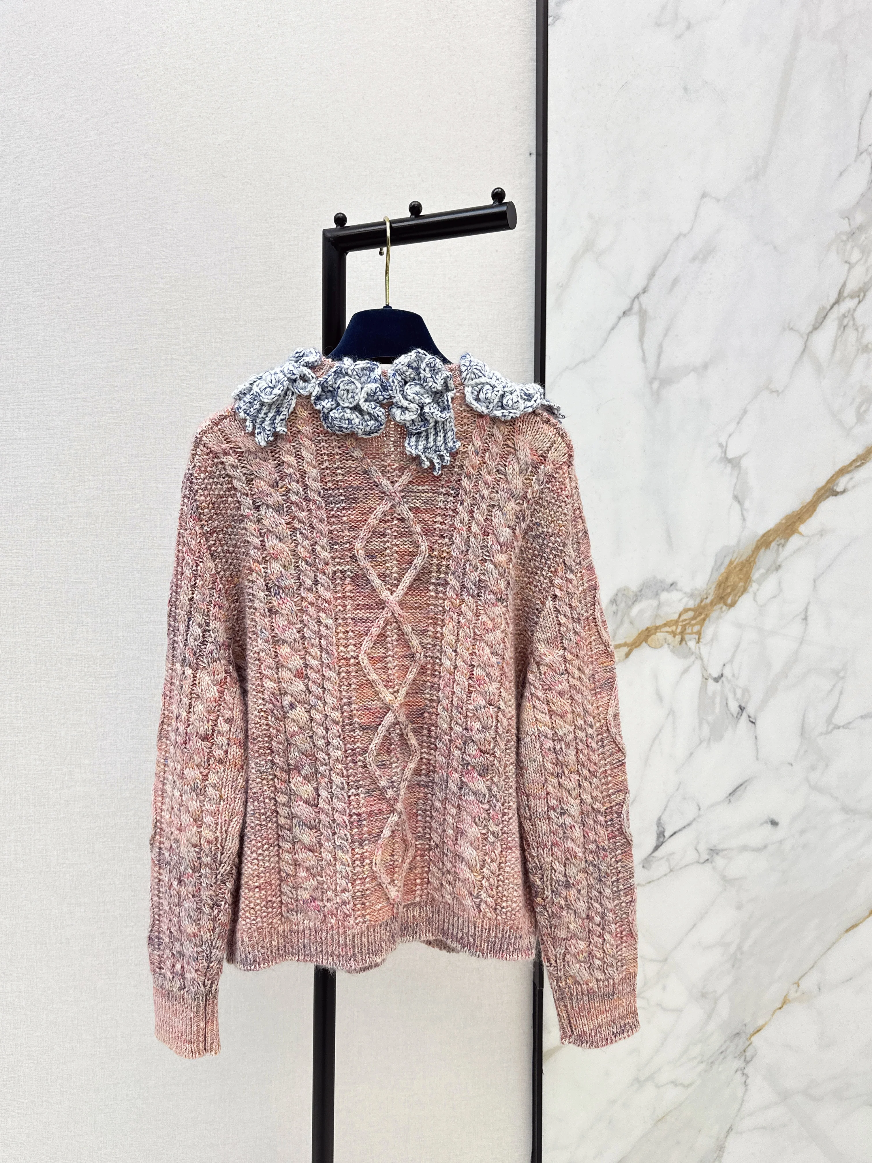 Floral Wool Cardigan