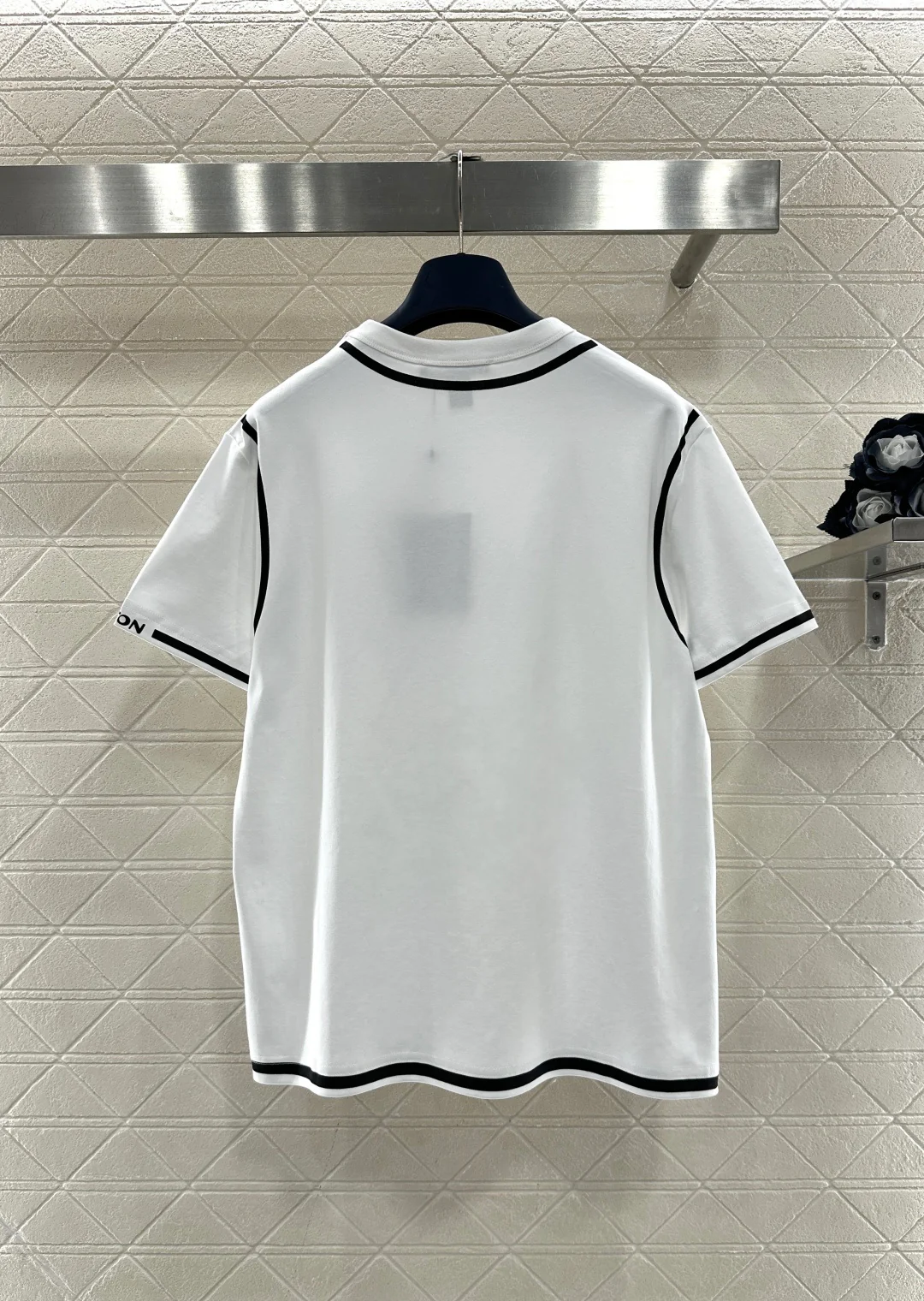 Chain Print Crew Neck T-Shirt