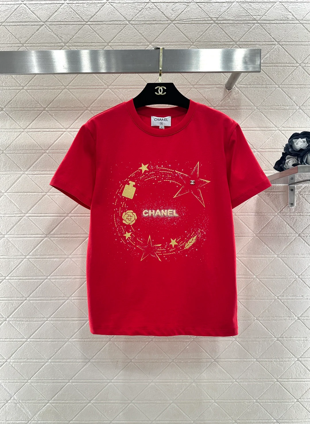 Printed Glitter T-shirt