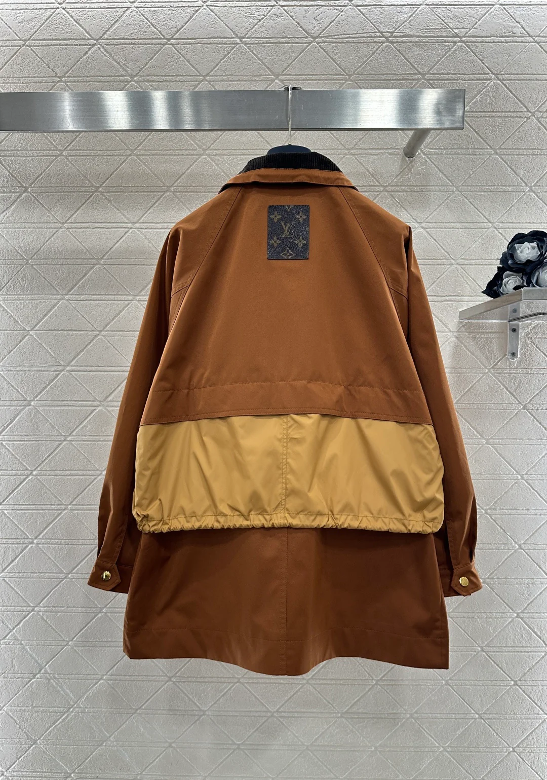 Hooded Drawstring Jacket