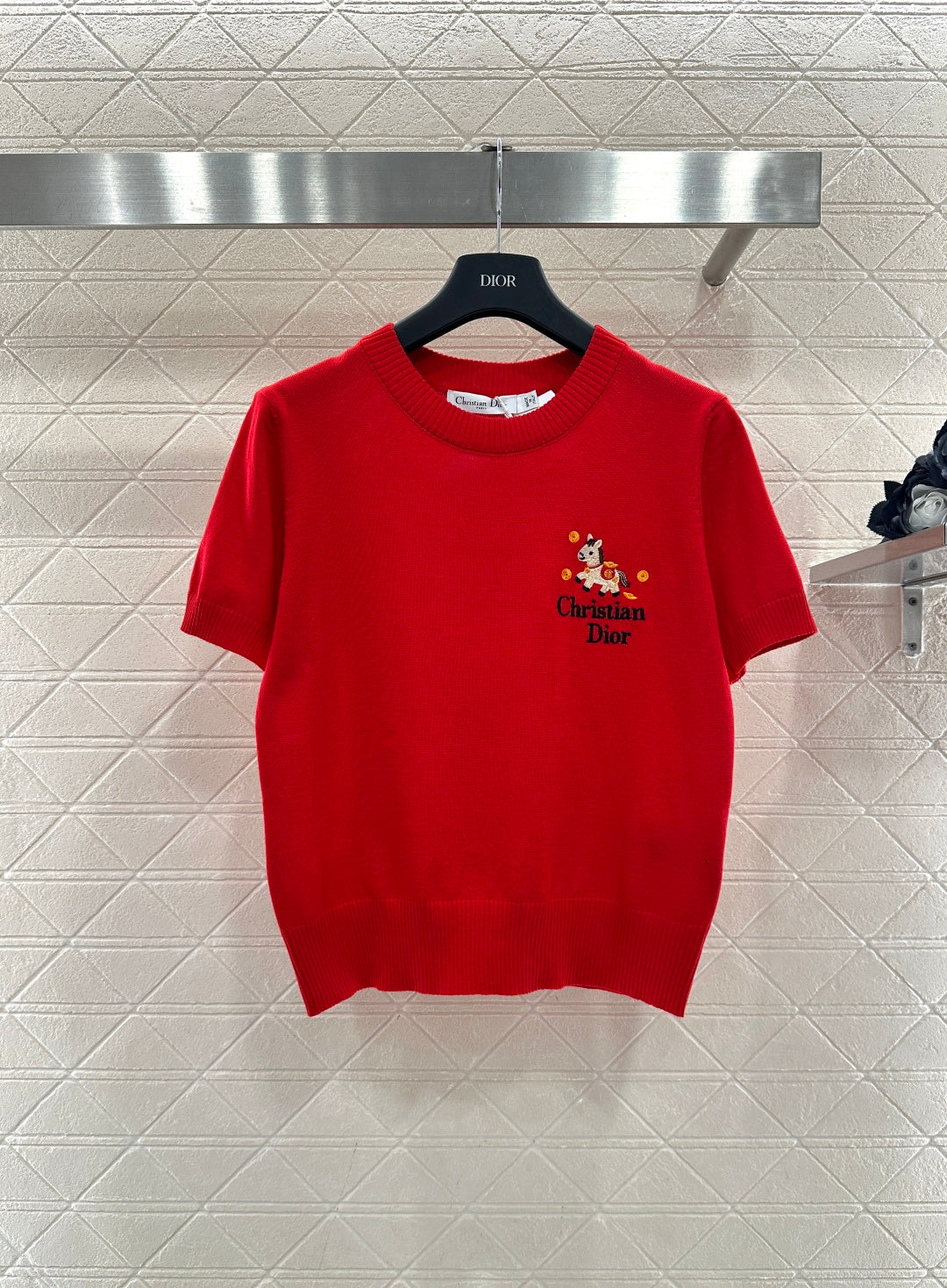 Knitted Short-Sleeve T-Shirt