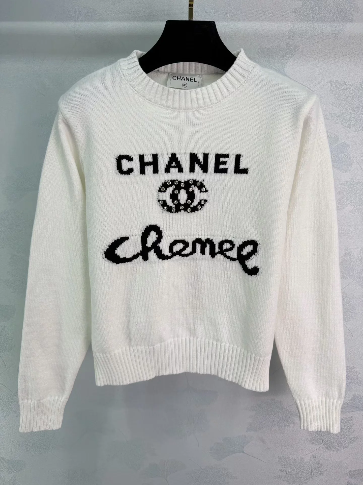 Letter Jacquard Sweater