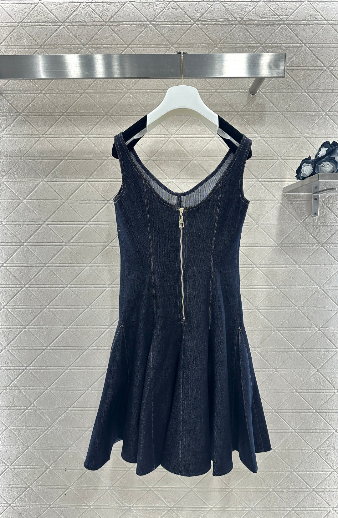 Zippered Vest Dress