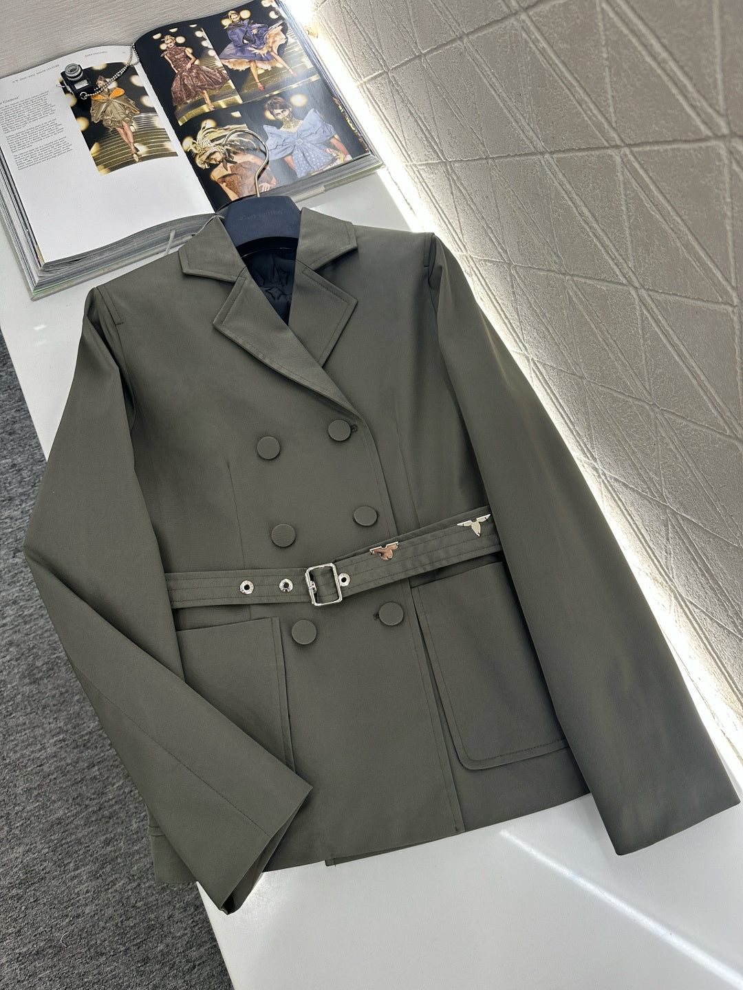 Belted Suit Jacket/Pants