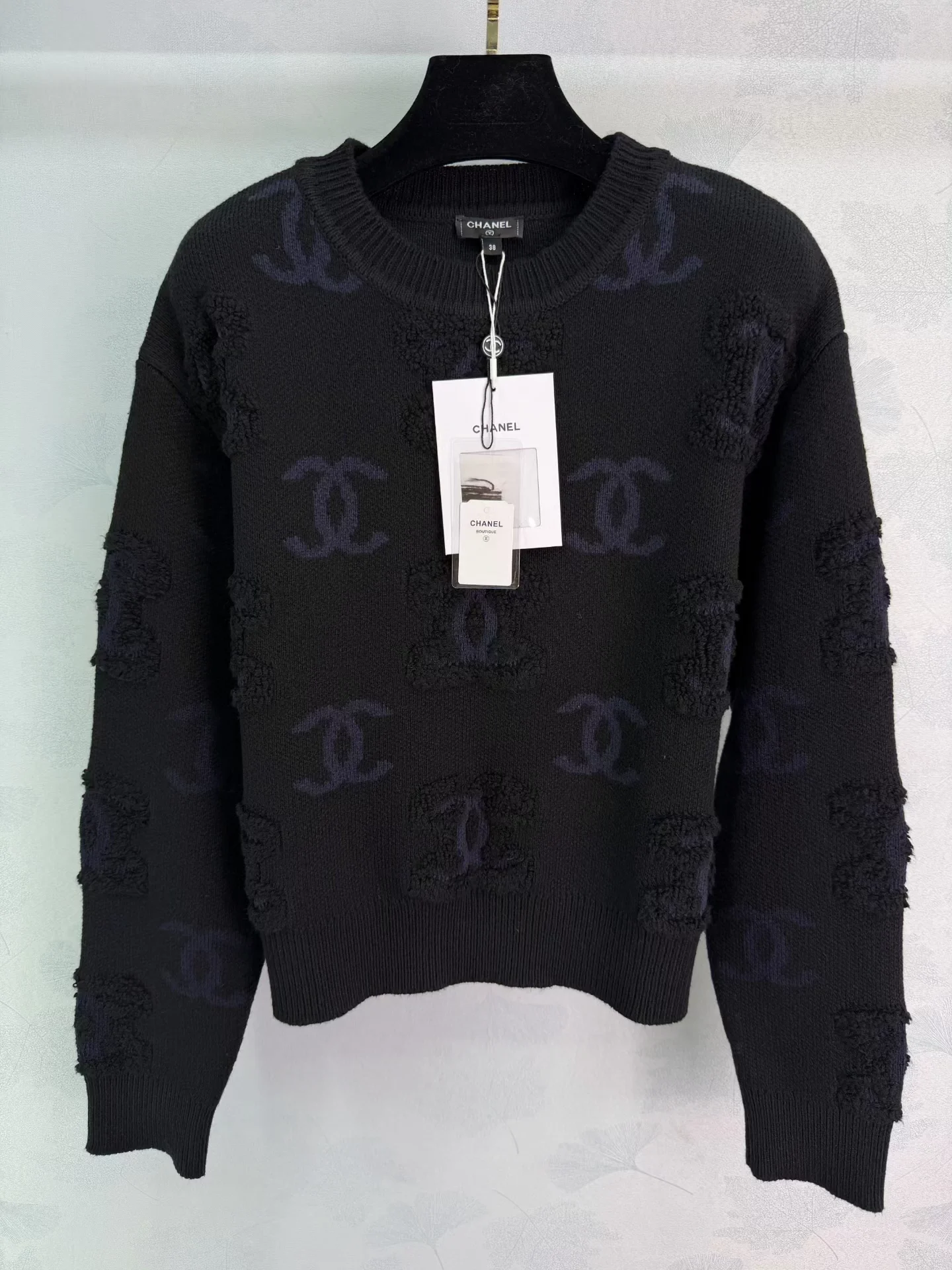 All-logo knit sweater