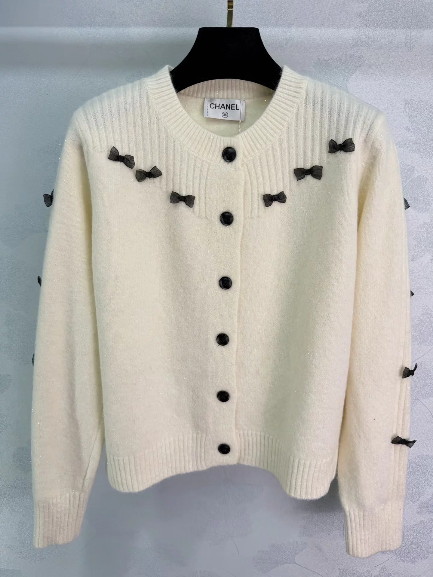 Bow-tie Knit Cardigan