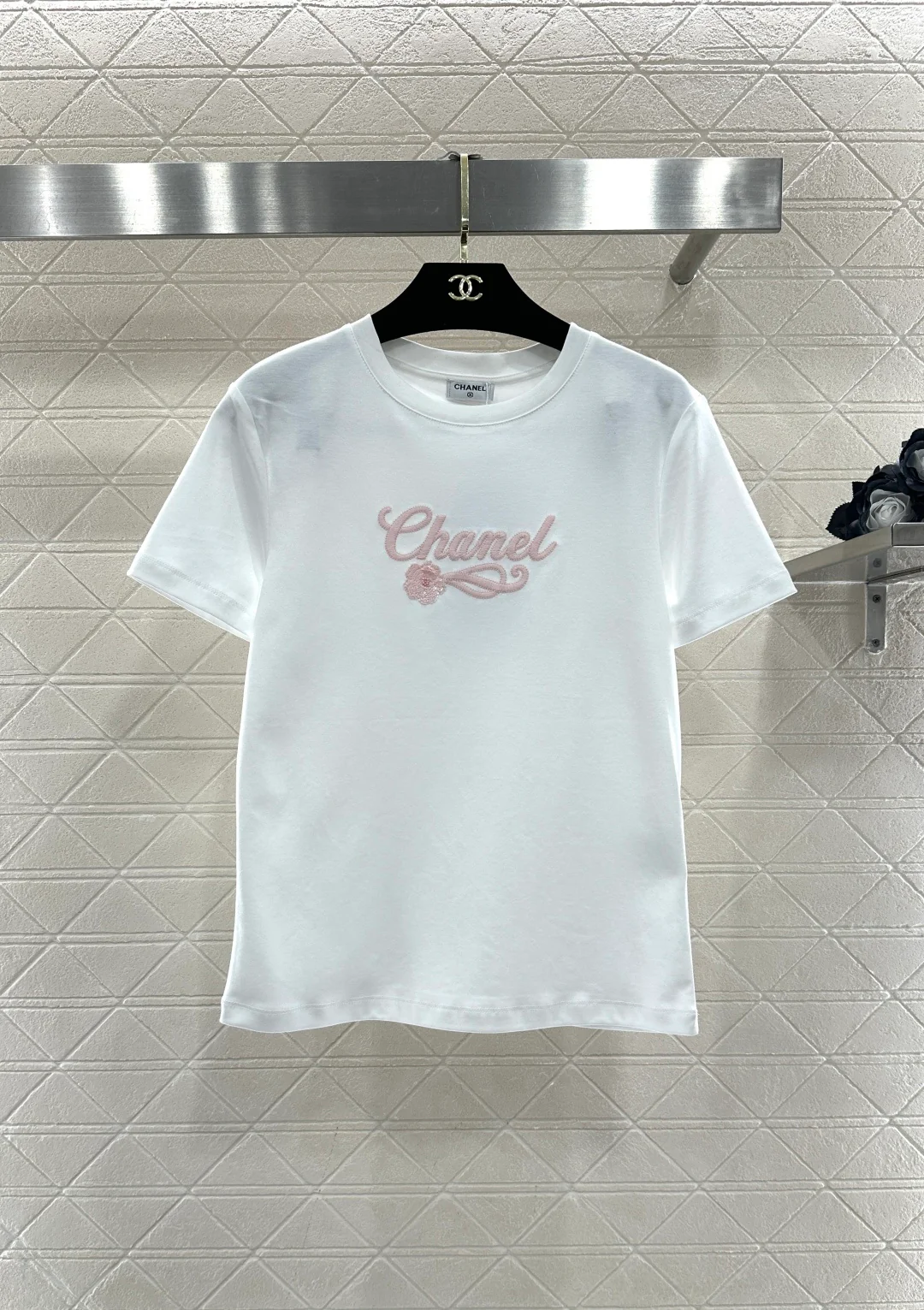 Beaded Short-Sleeve T-Shirt