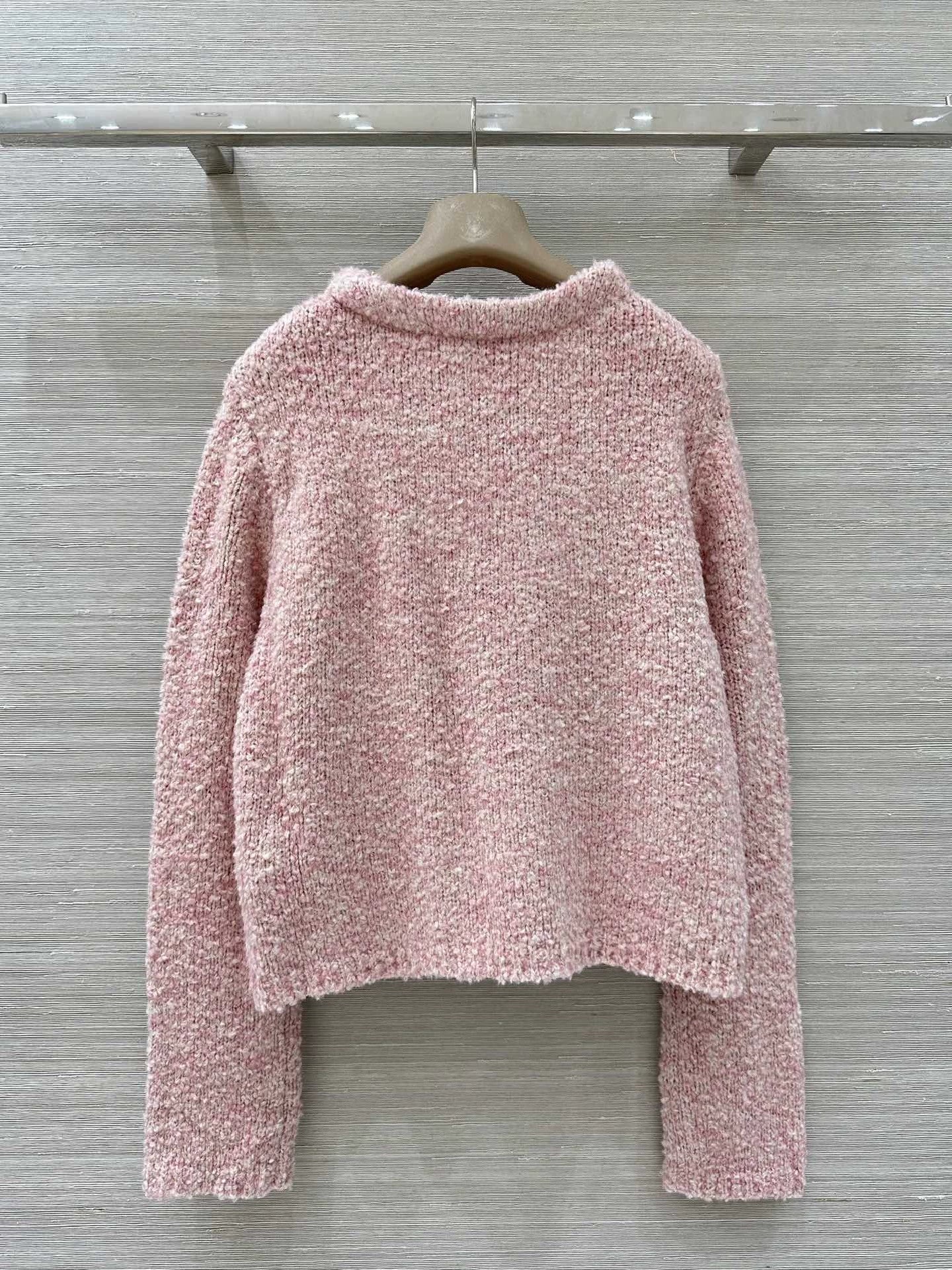 Floral Pattern Cashmere Coat