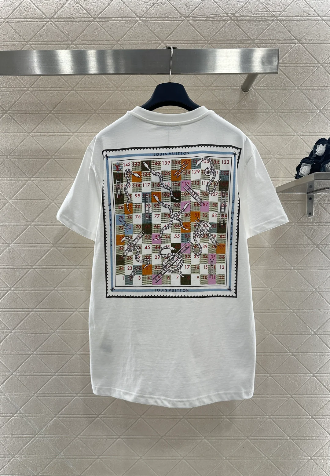 Printed Checkerboard T-shirt