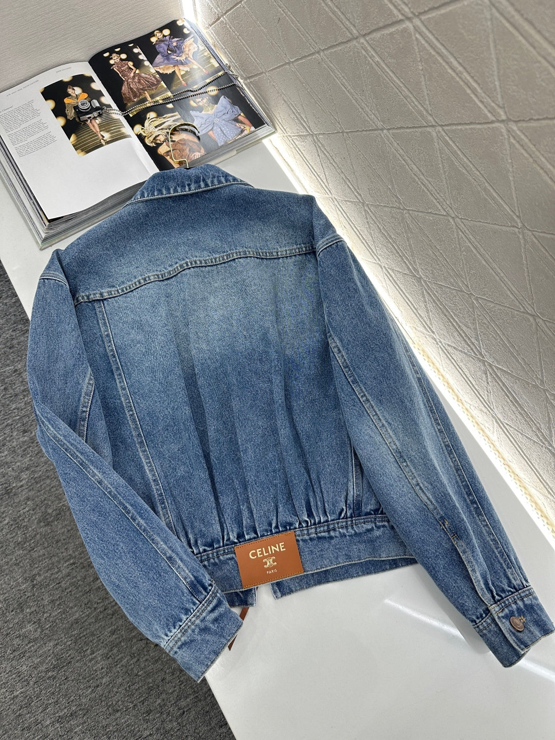 Double-Zip Denim Jacket