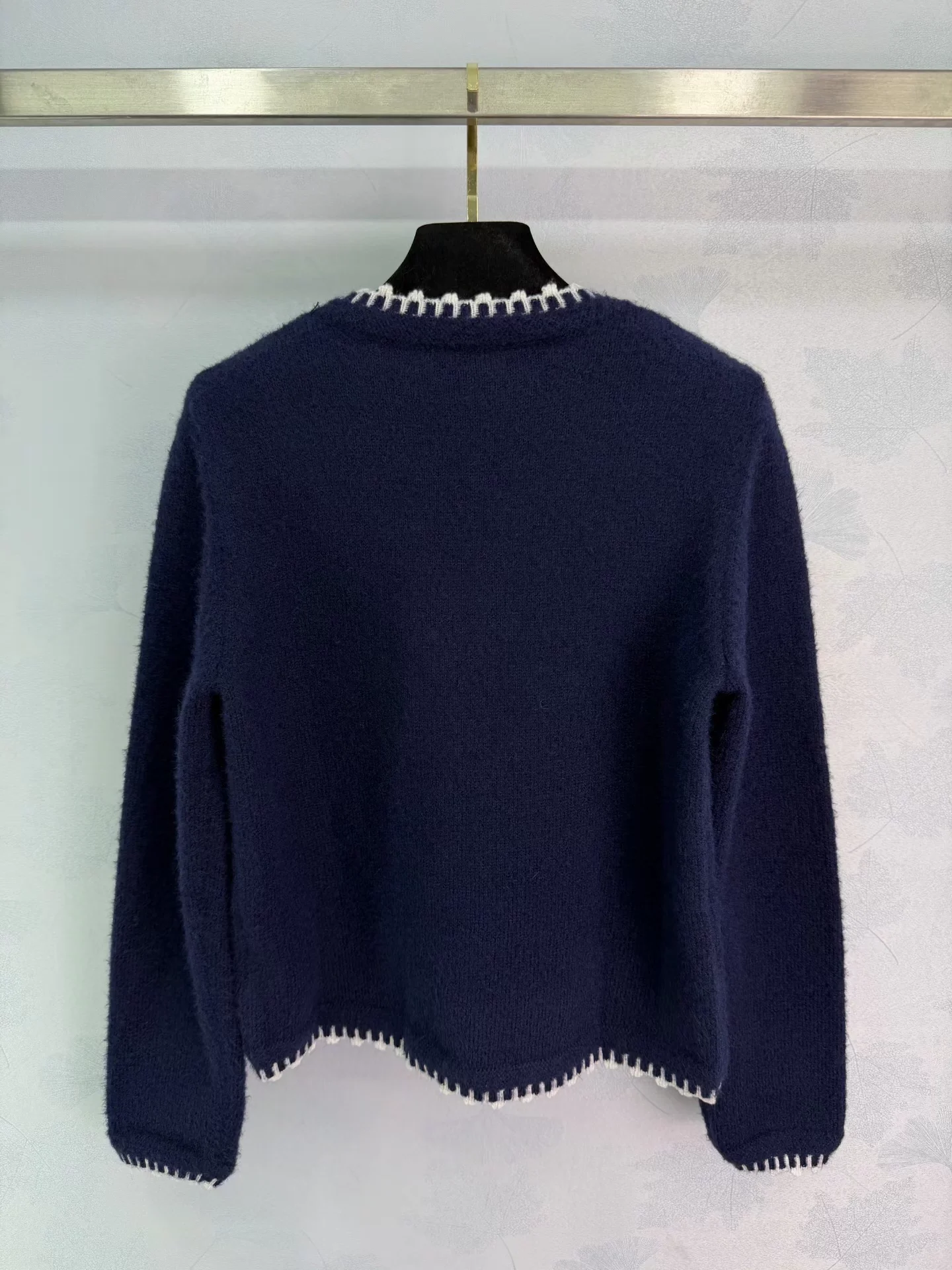 Color-blocked Knit Sweater