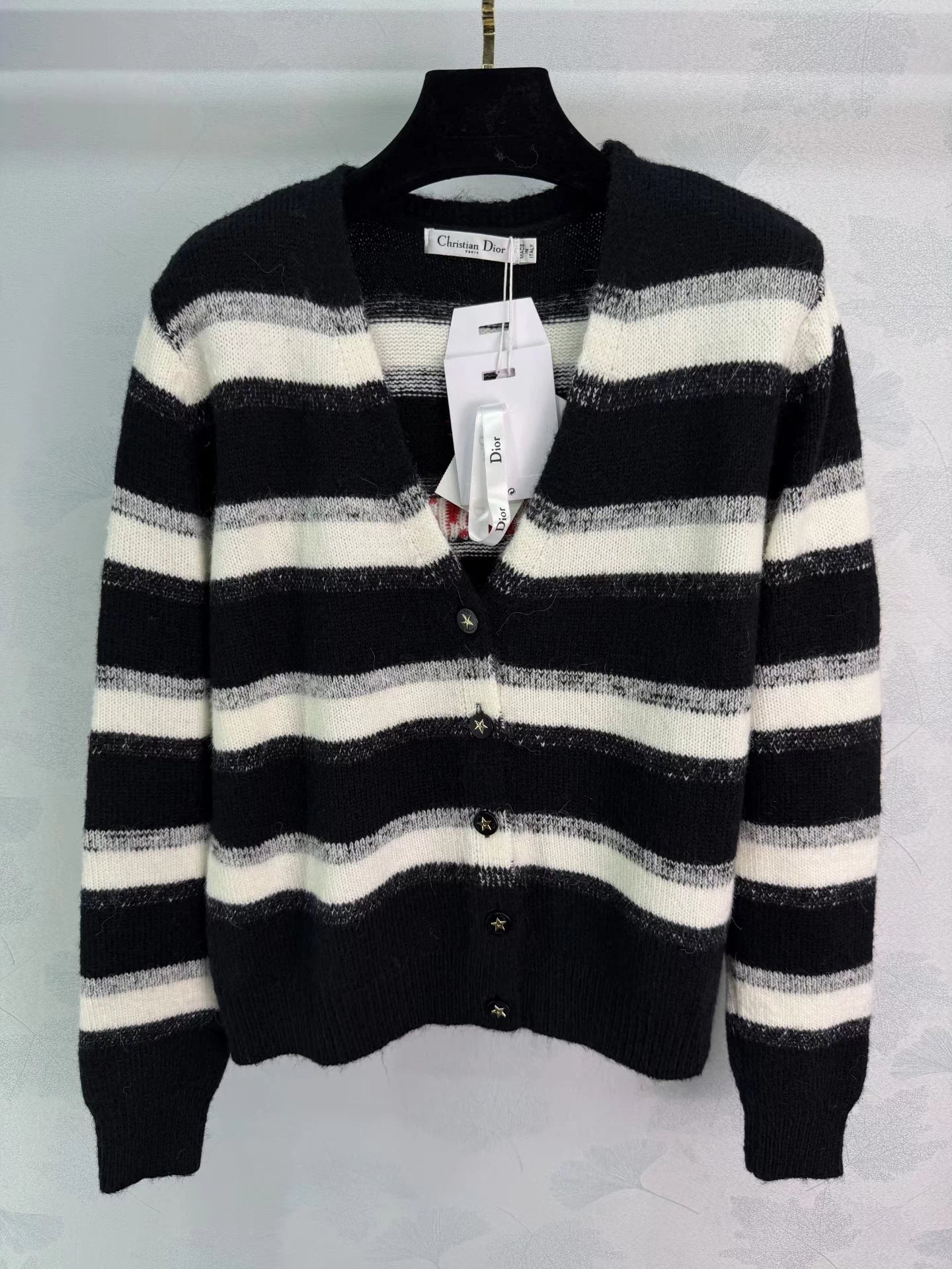 Striped Knit Cardigan