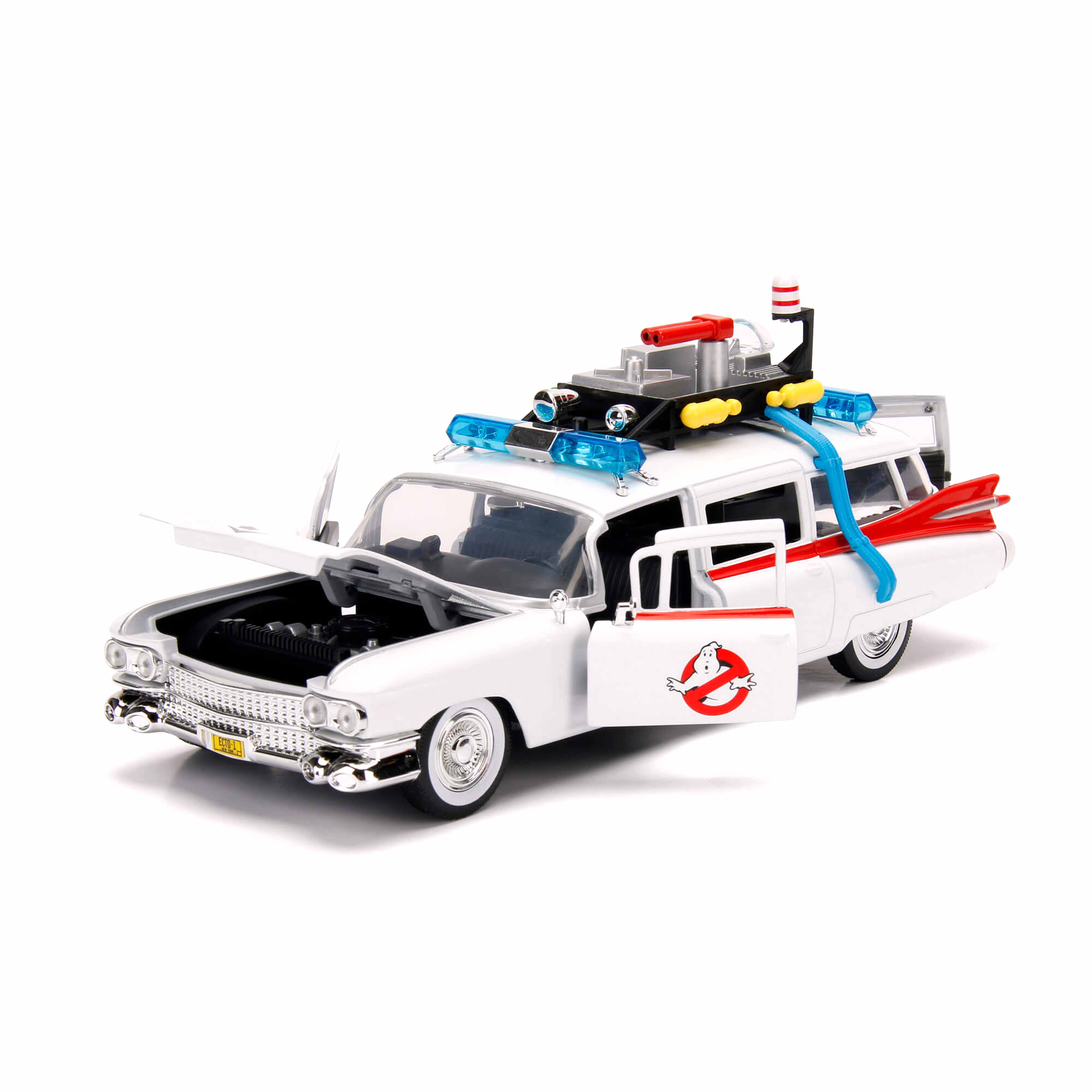 Cadillac Ghostbusters Ecto-1 White Hollywood Rides 1959 1:24