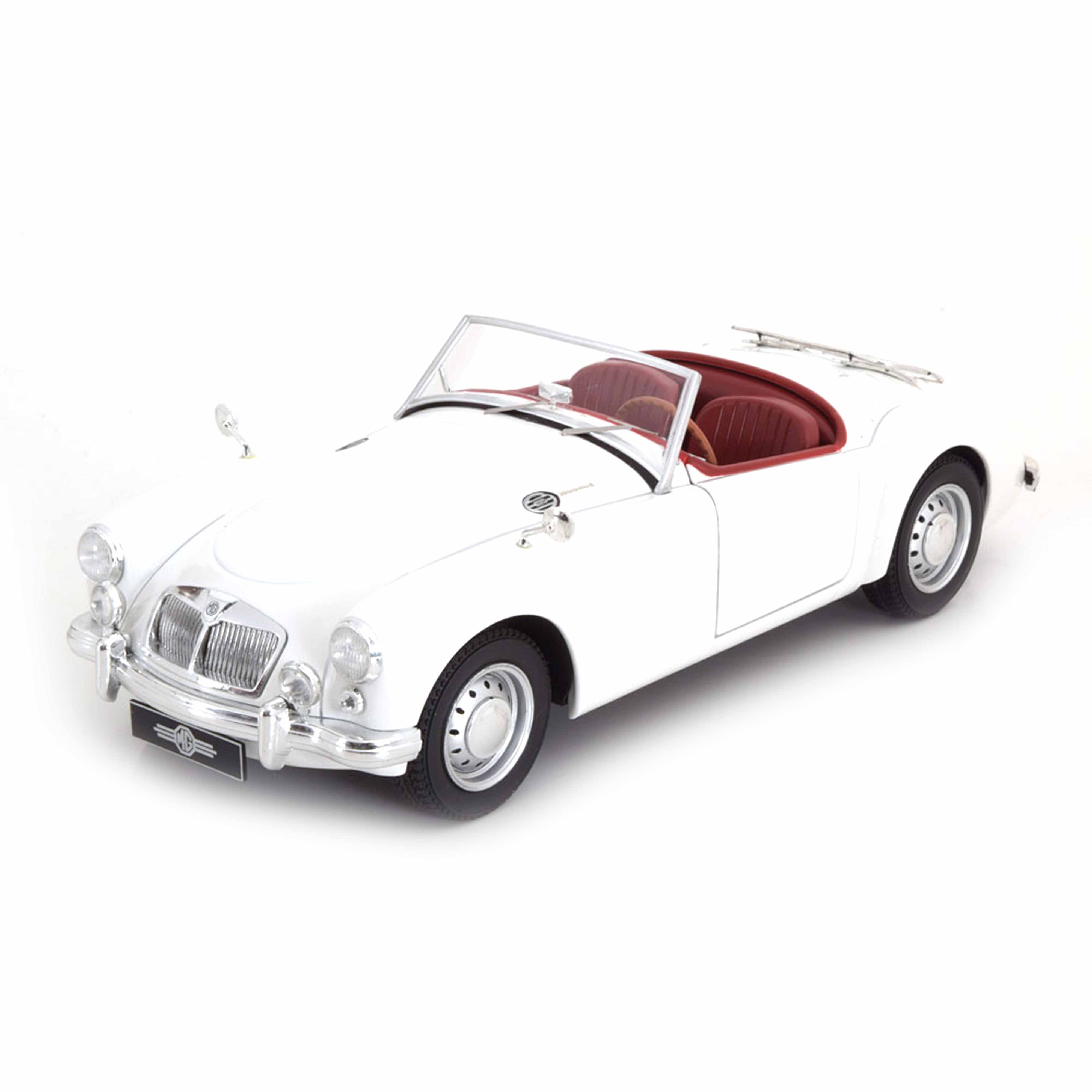 MG A MK2 A1600 Roadster 1961 White 1:18