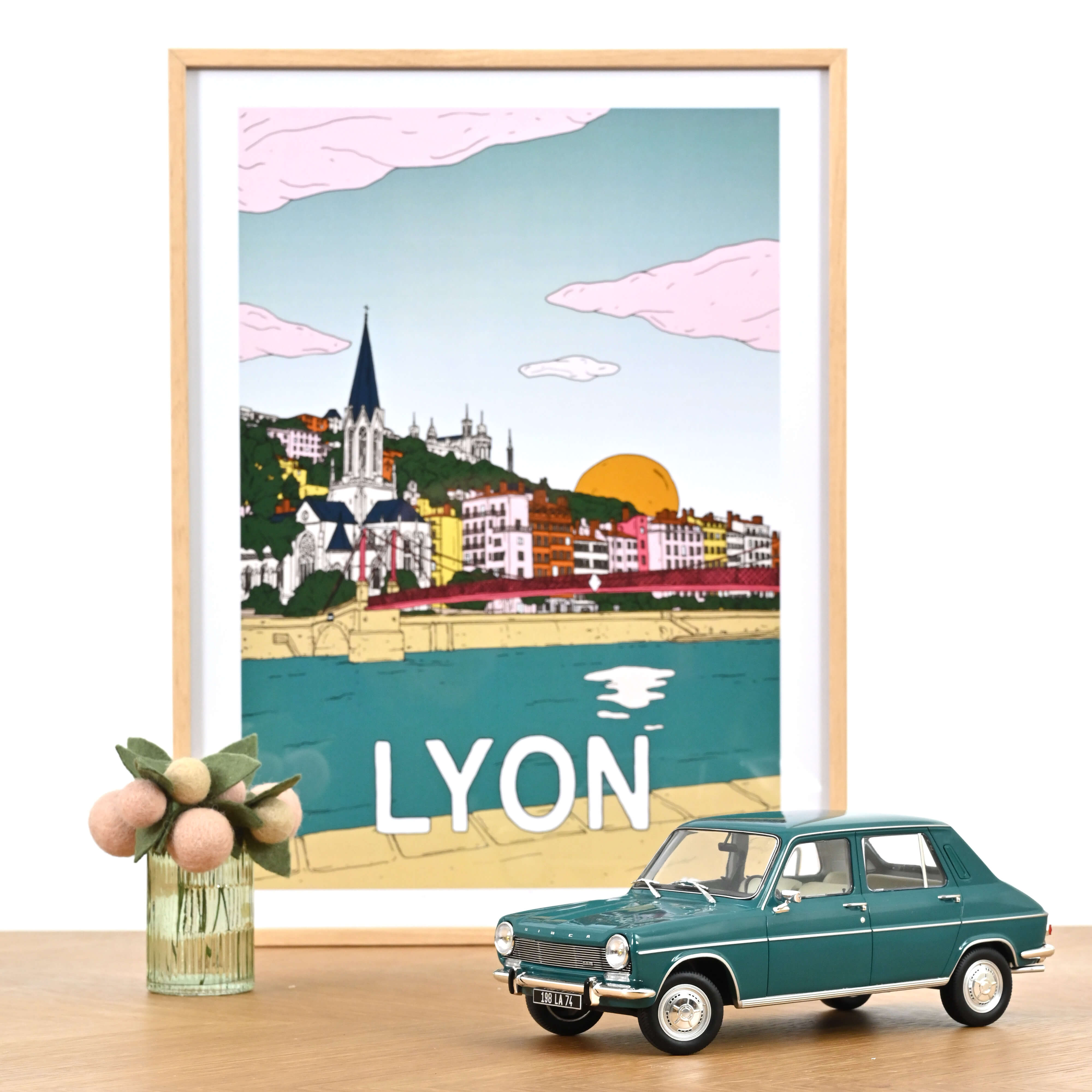 Simca 1100 GLS 1968 Borodine Green 1:18