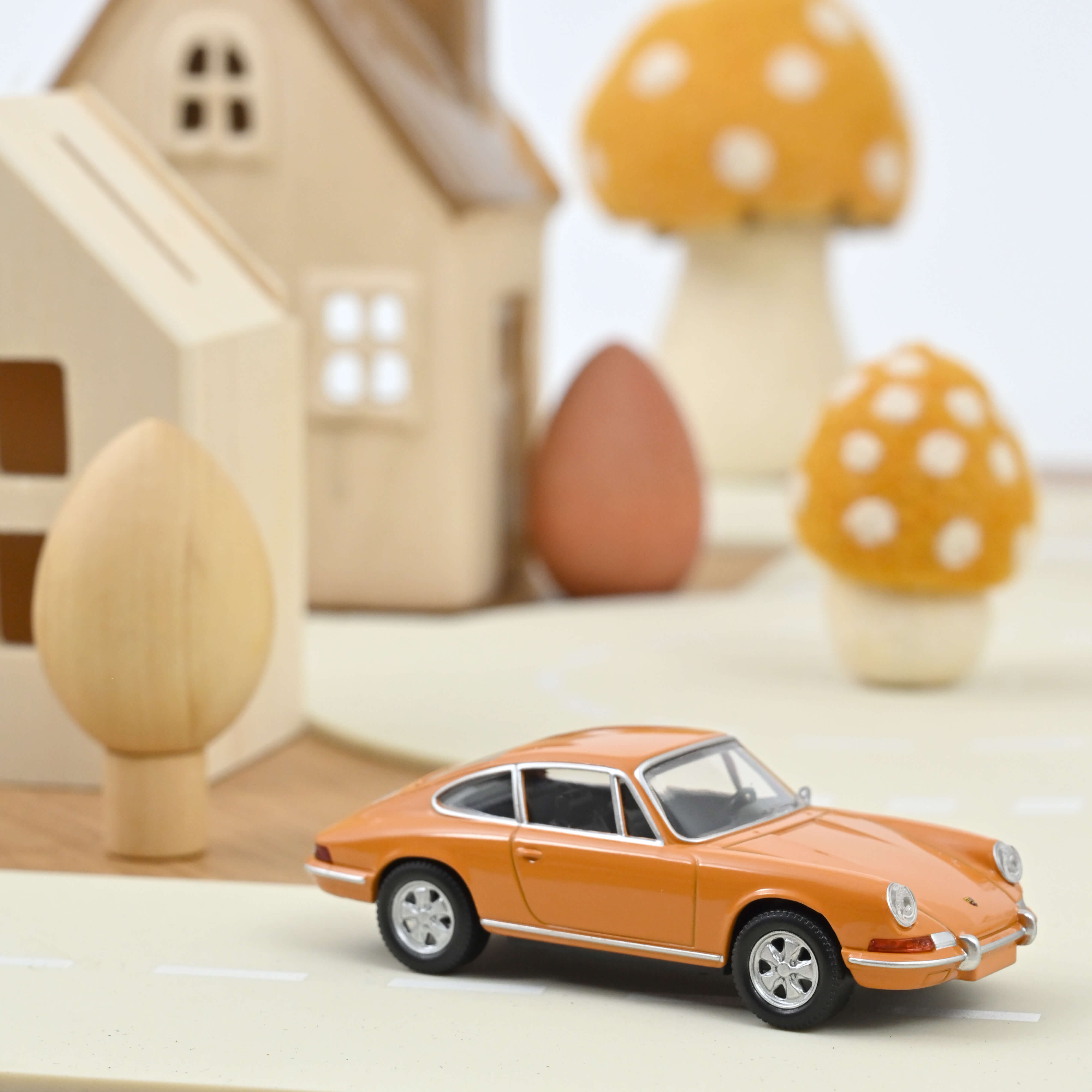 Porsche 911 1969 Bahama Yellow Jet-car 1:43