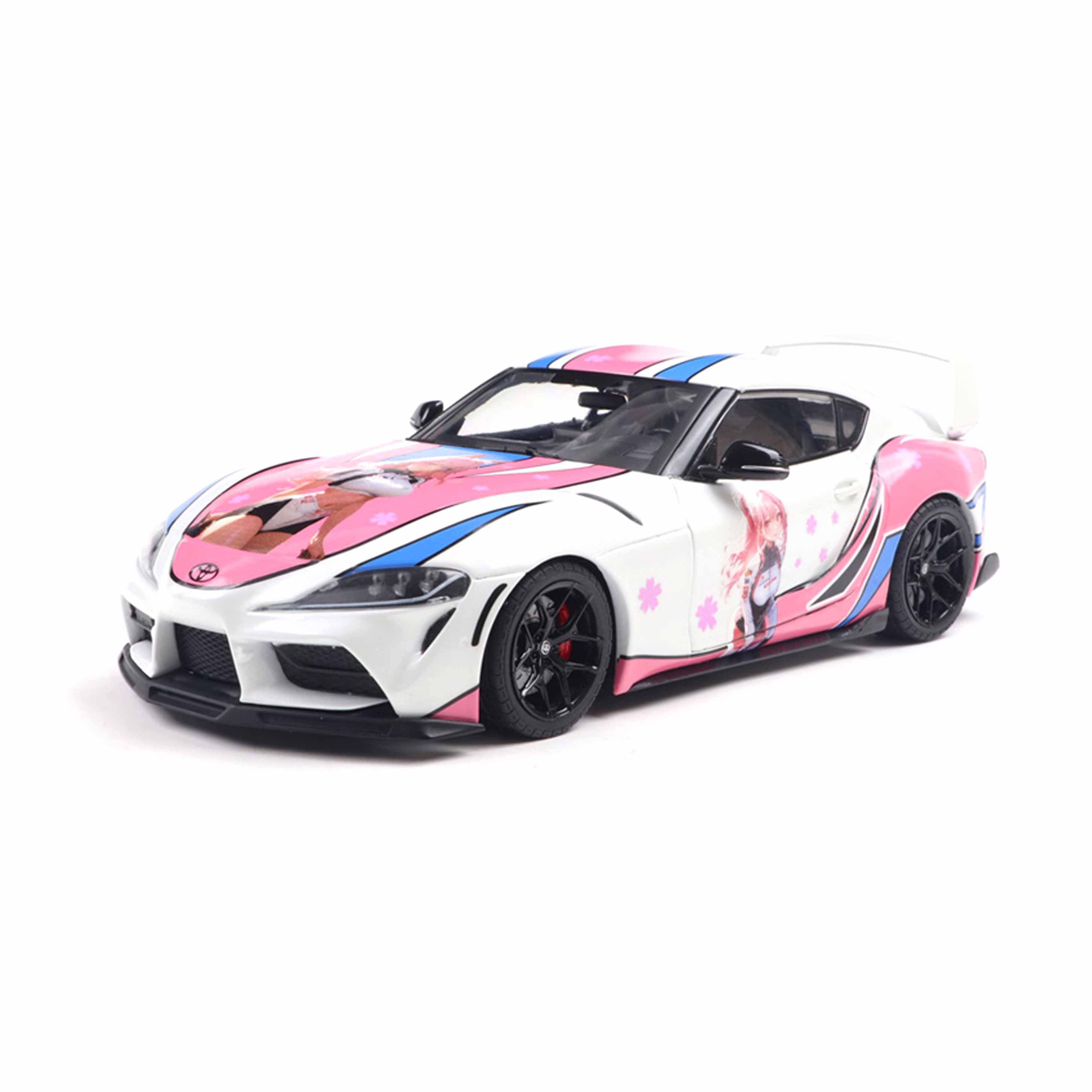 Toyota GR Supra Solido Works Itasha White 2024 1:18