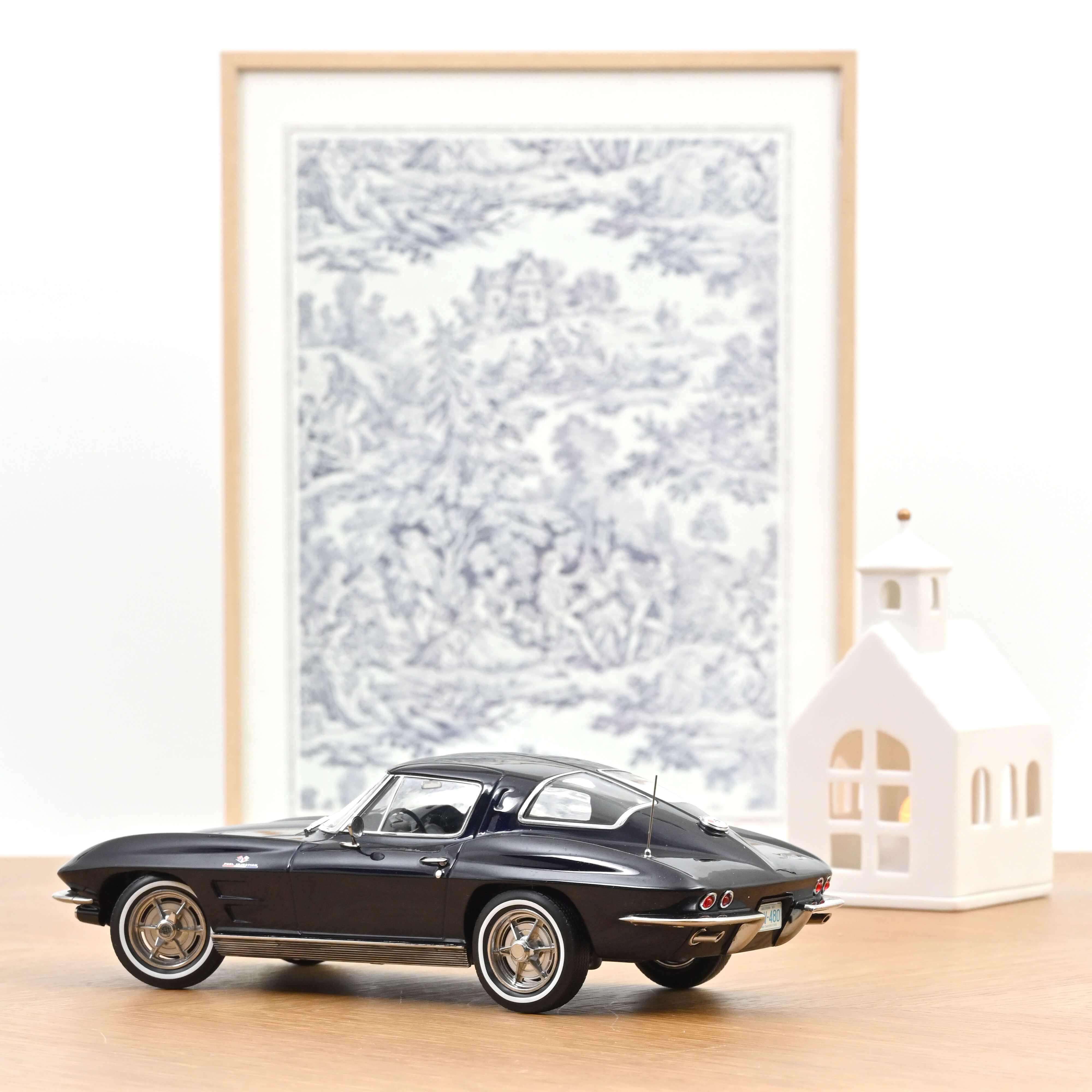Chevrolet Corvette Sting Ray 1963 Daytona Blue 1:18 - 200pcs