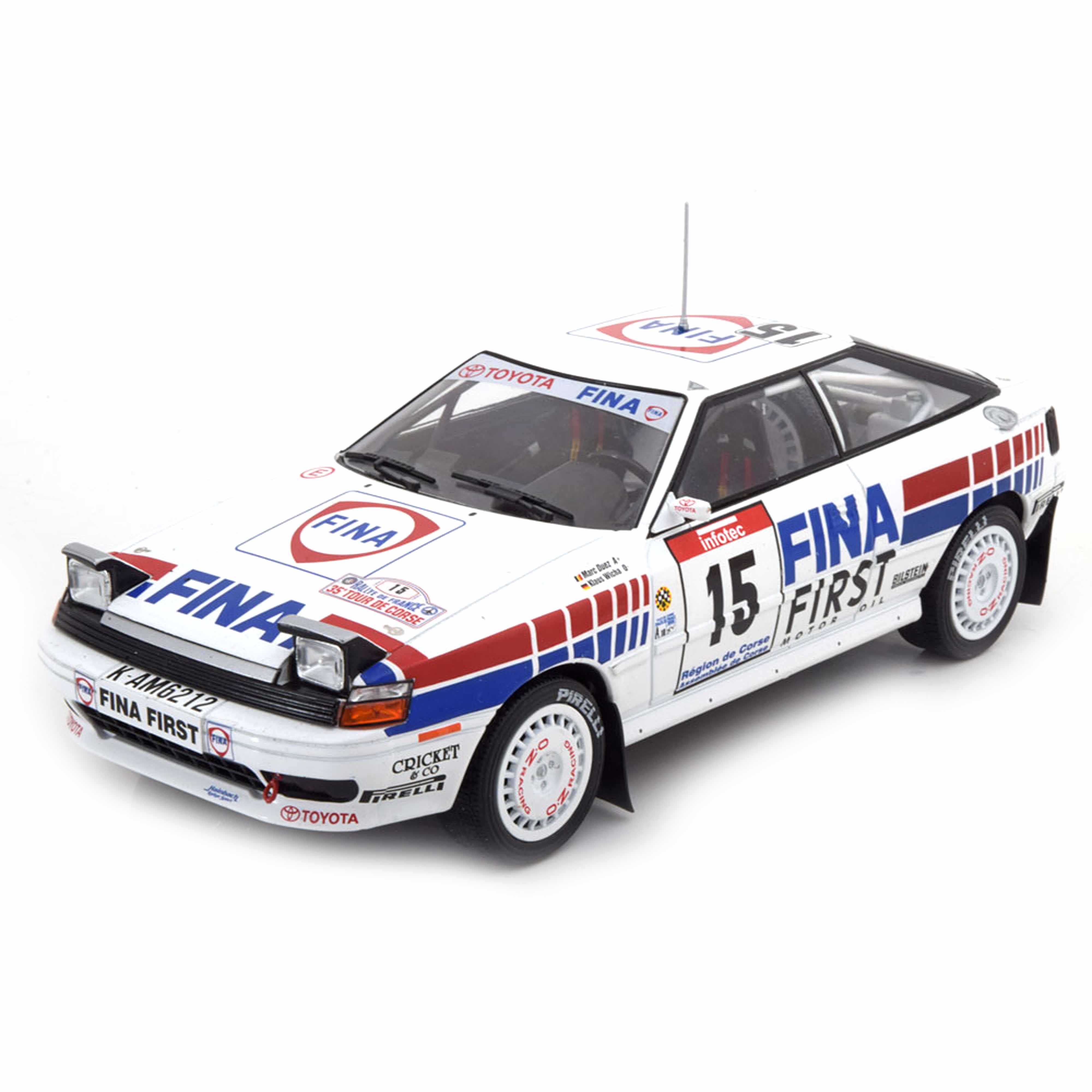 Toyota Celica No. 15 Tour de Corse 1991 1:18