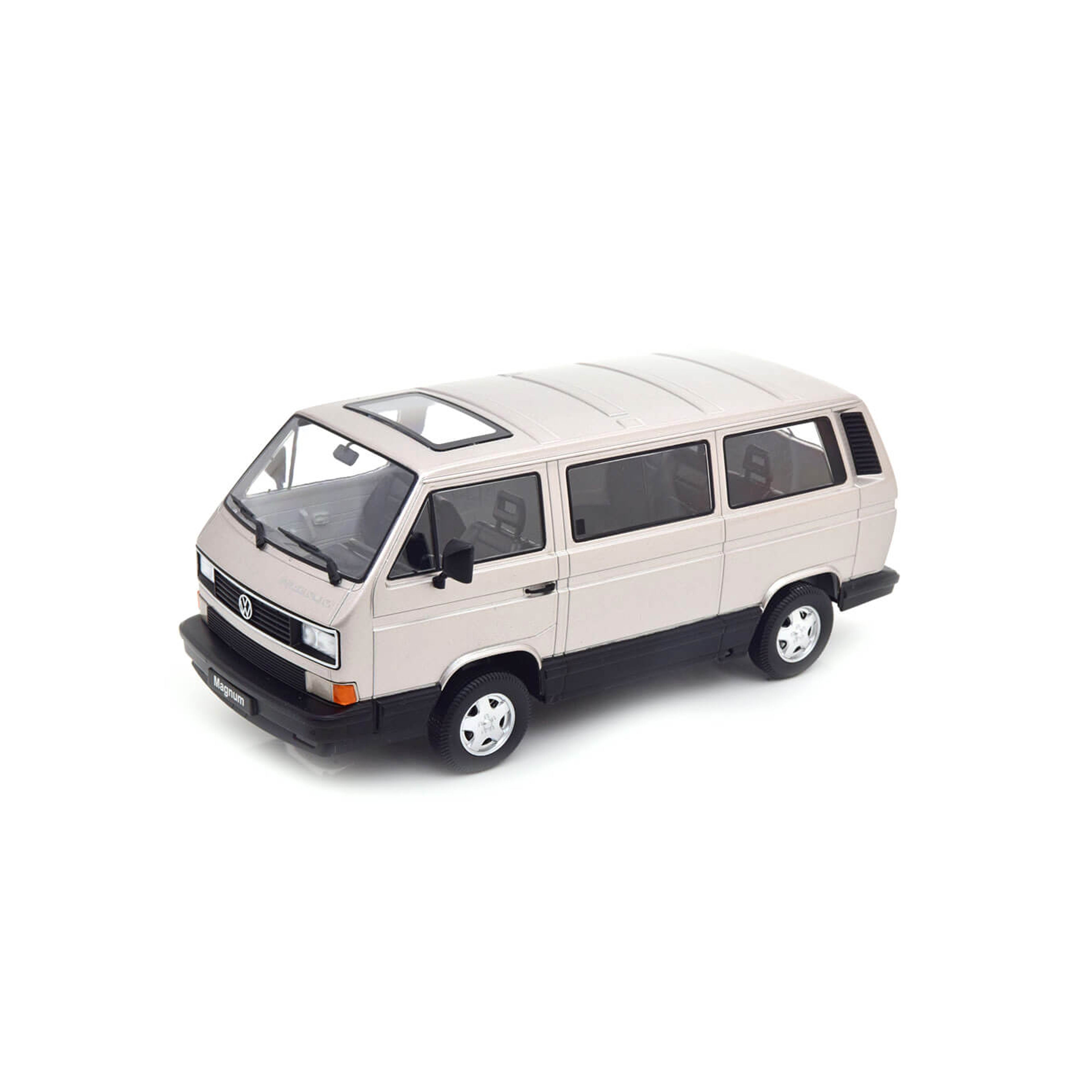 VW Bus T3 Multivan Magnum 1987 Light Grey Metallic 1:18