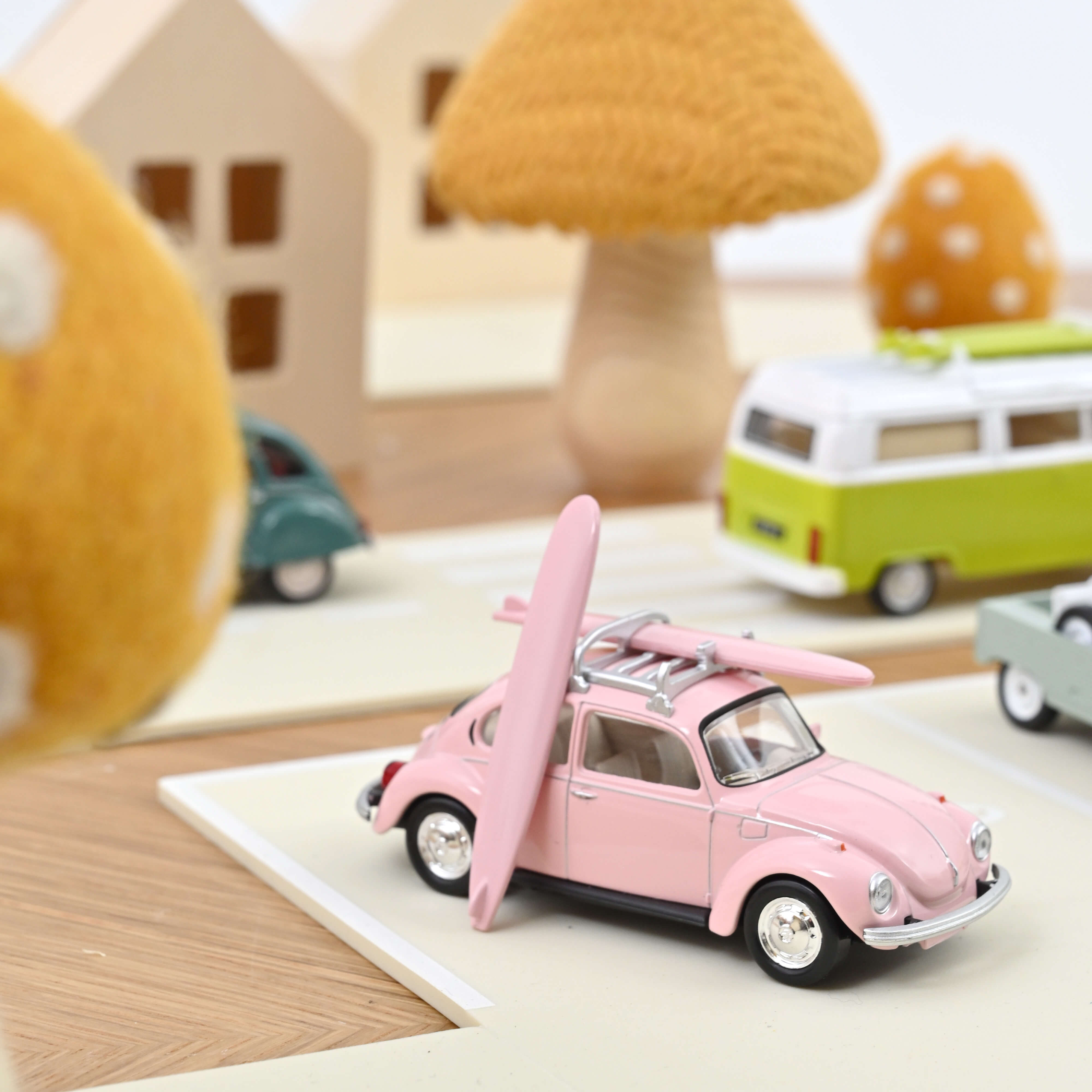 VW Beetle 1973 Pink Jet-car 1:43