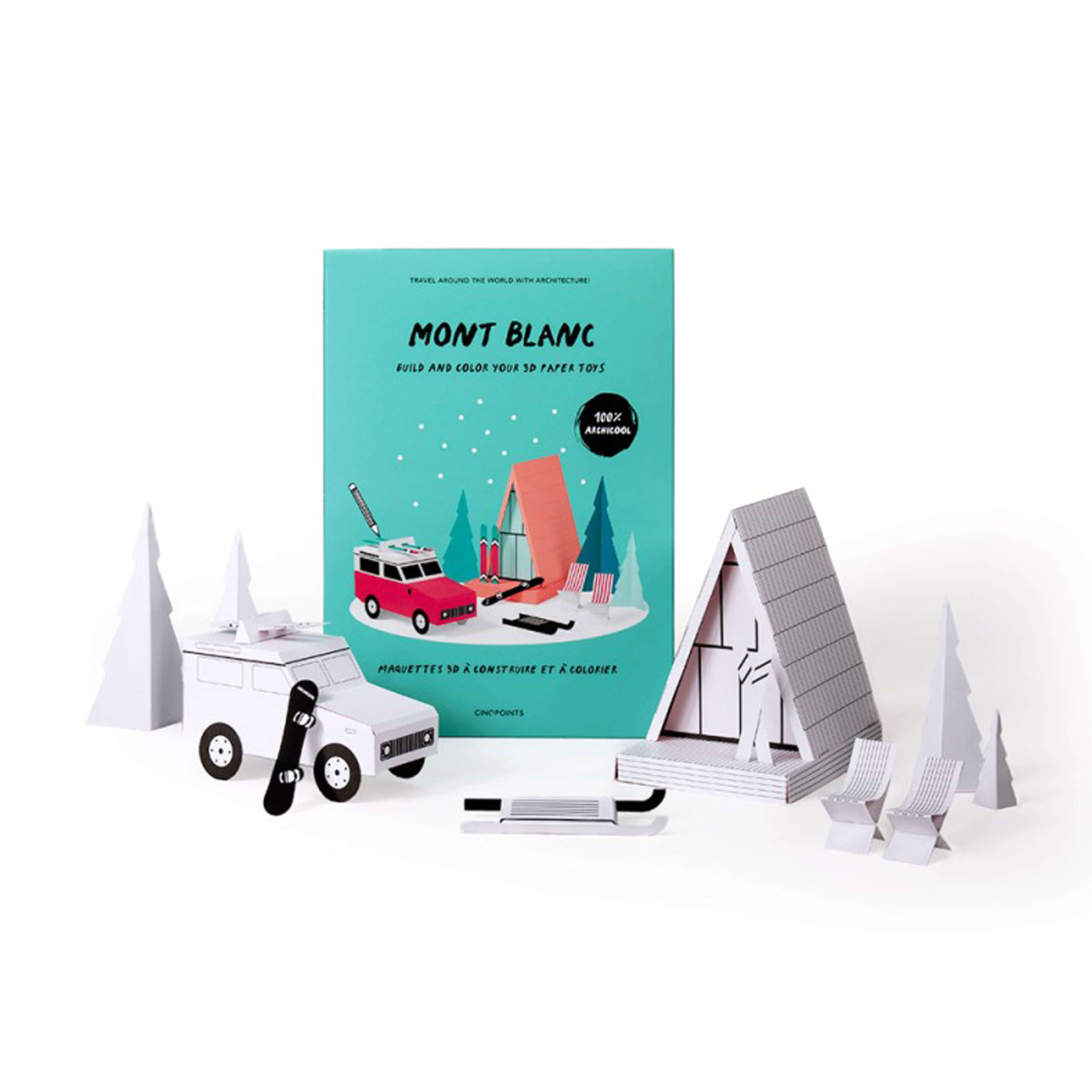 MONT-BLANC Paper Model to Assemble and Color