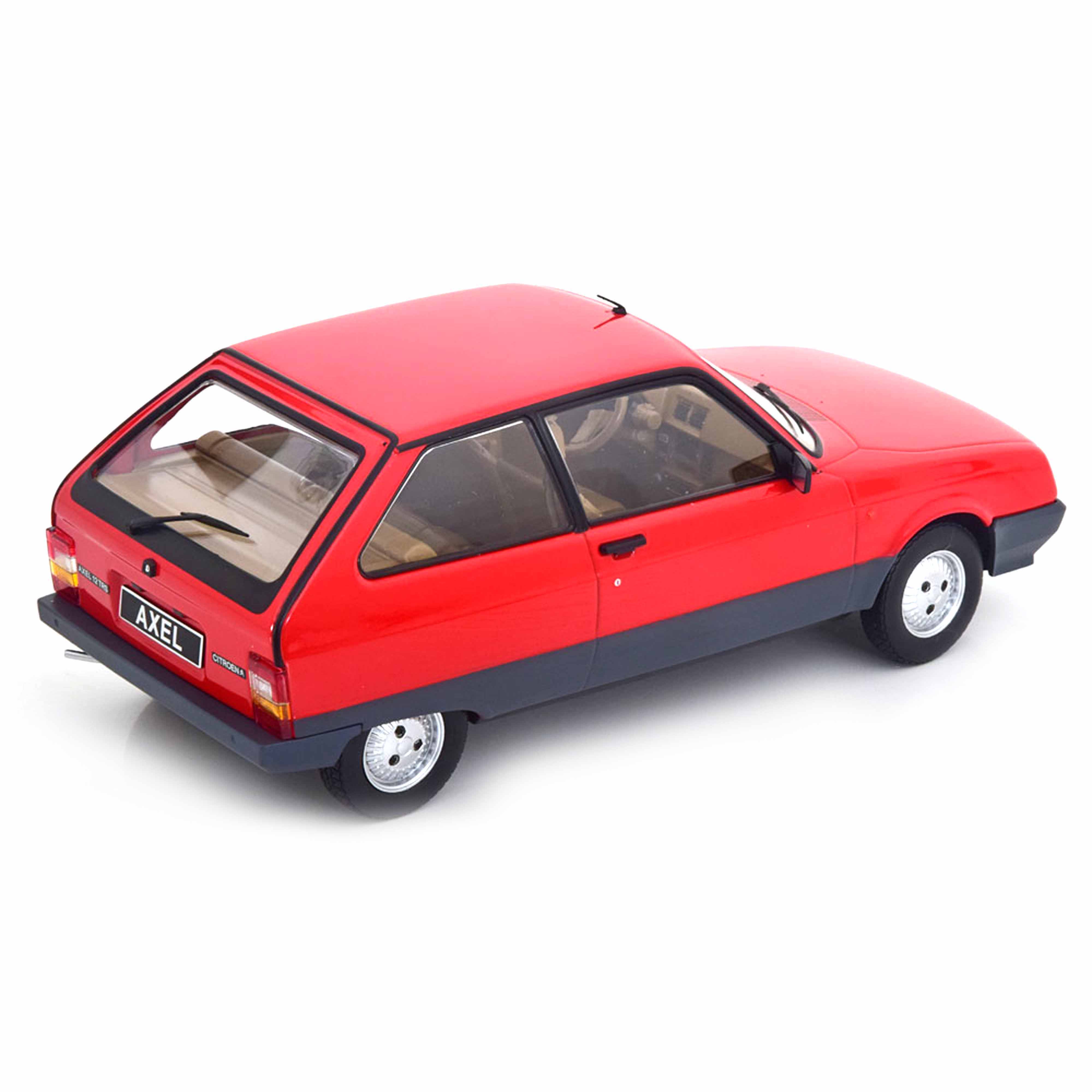 Citroën Axel 12 TRS 1990 Red 1:18