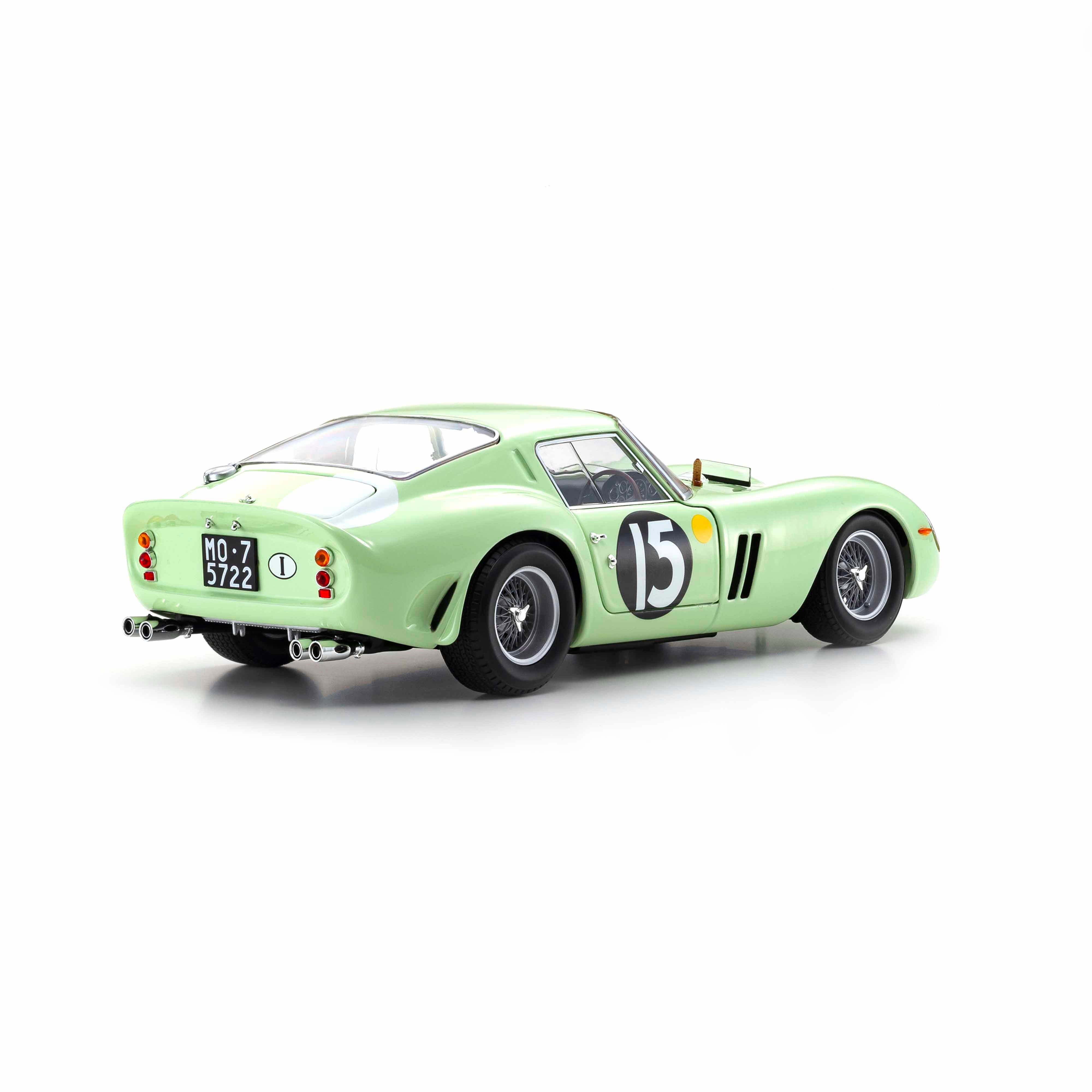 Ferrari 250 GTO 1962 Goodwood Tourist Trophy Light Green n°15 1:18