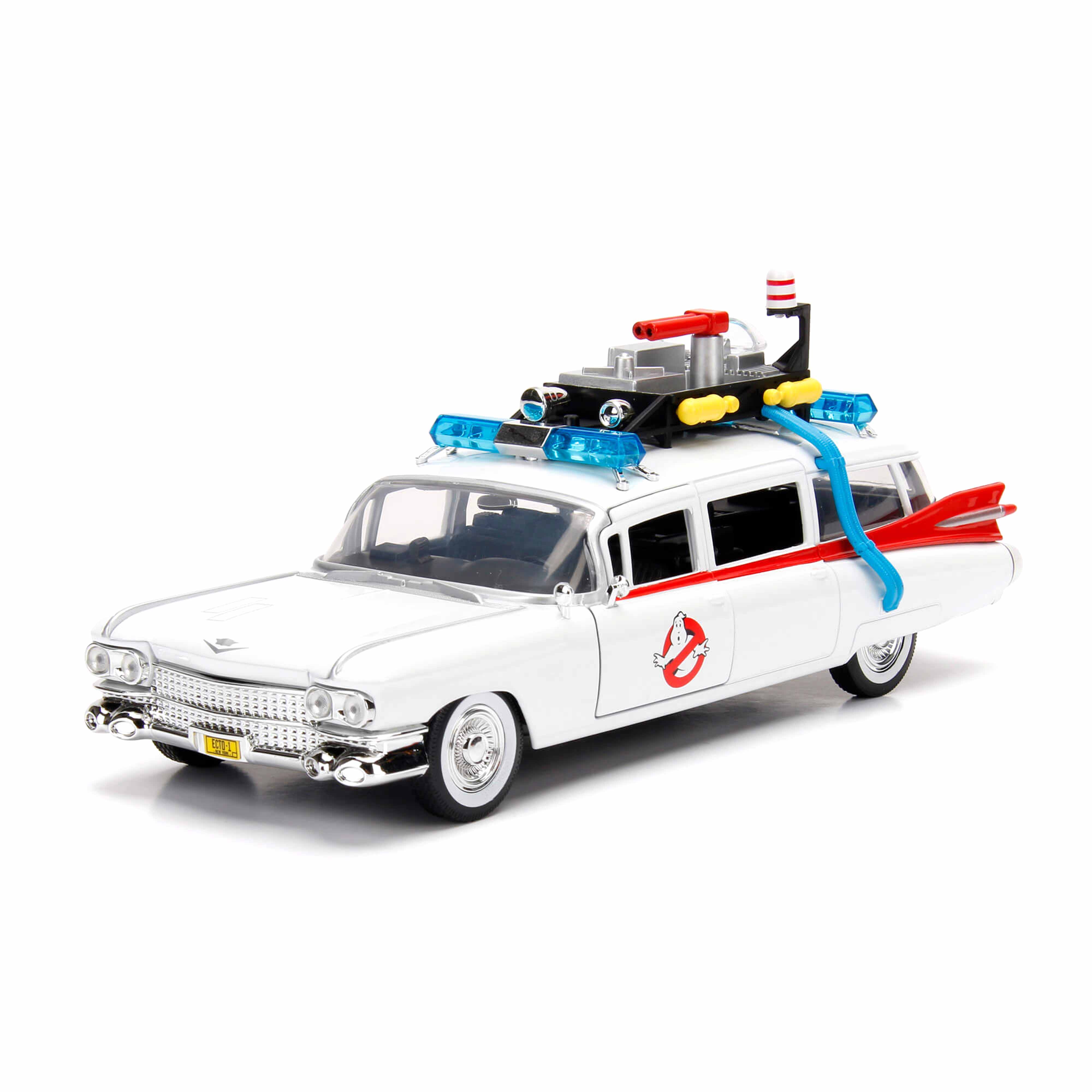 Cadillac Ghostbusters Ecto-1 White Hollywood Rides 1959 1:24