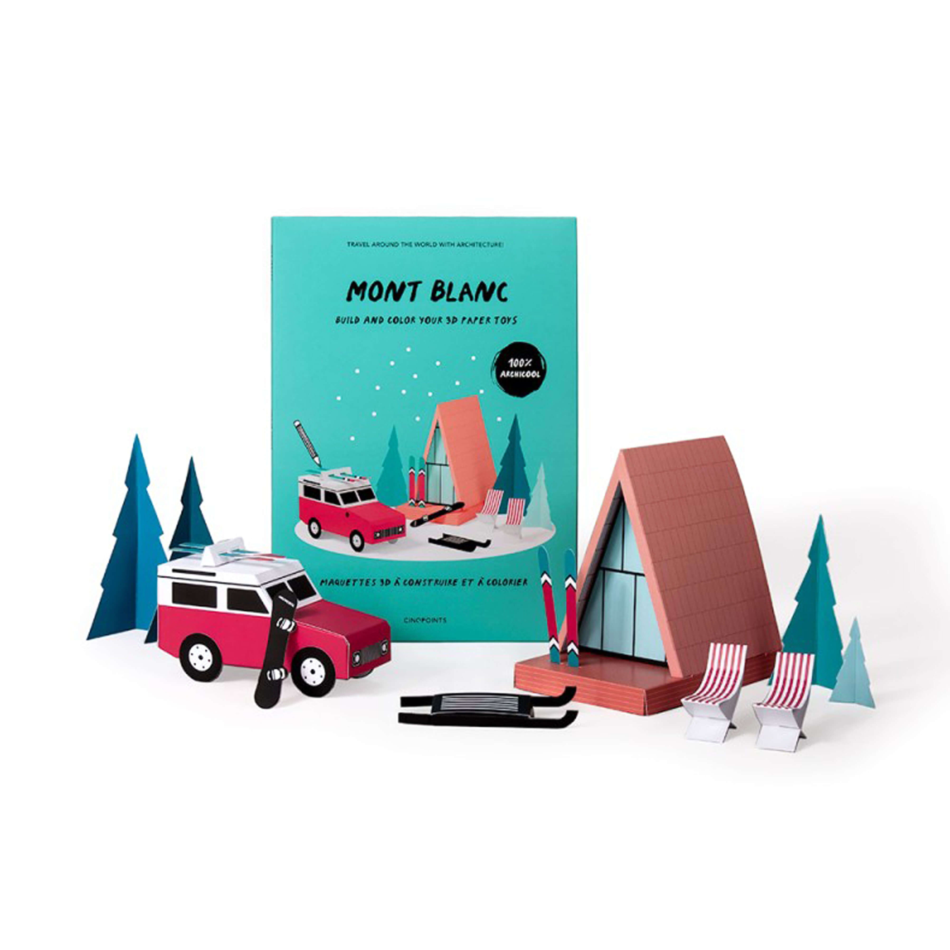 MONT-BLANC Paper Model to Assemble and Color